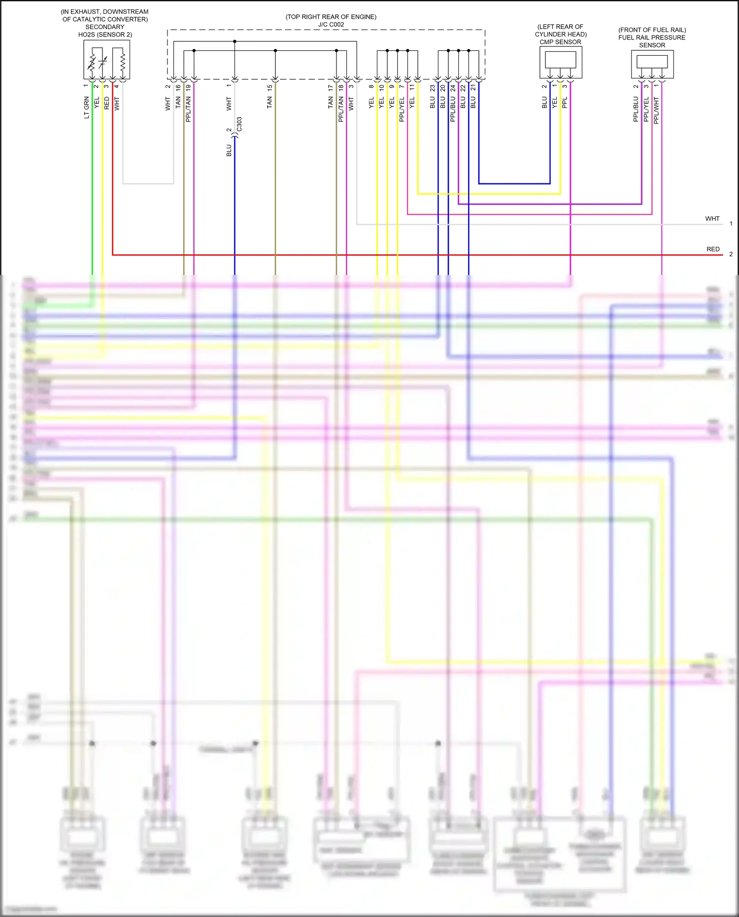Wiring diagram cmp sensor b for Honda Accord XI (2023-2024) (1 of 2)