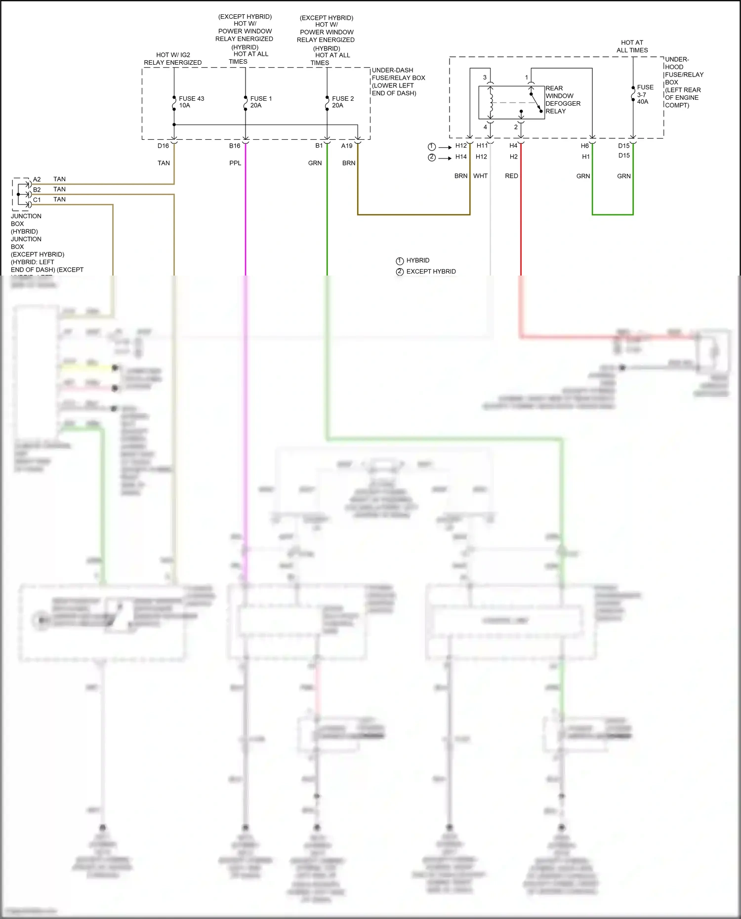 Wiring diagram computer data lines system for Honda Accord XI (2023-2024) (33 of 123)