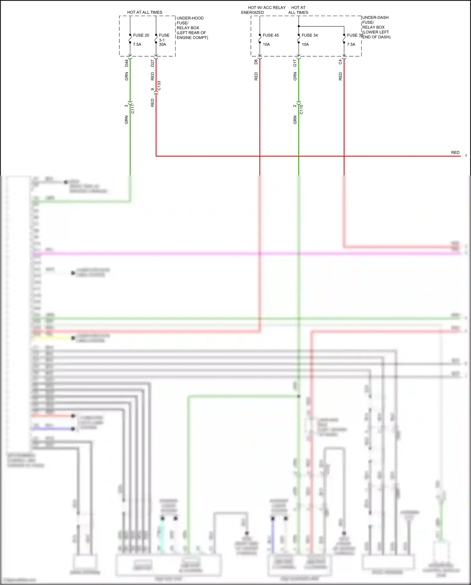Wiring diagram computer data lines system for Honda Accord XI (2023-2024) (45 of 123)