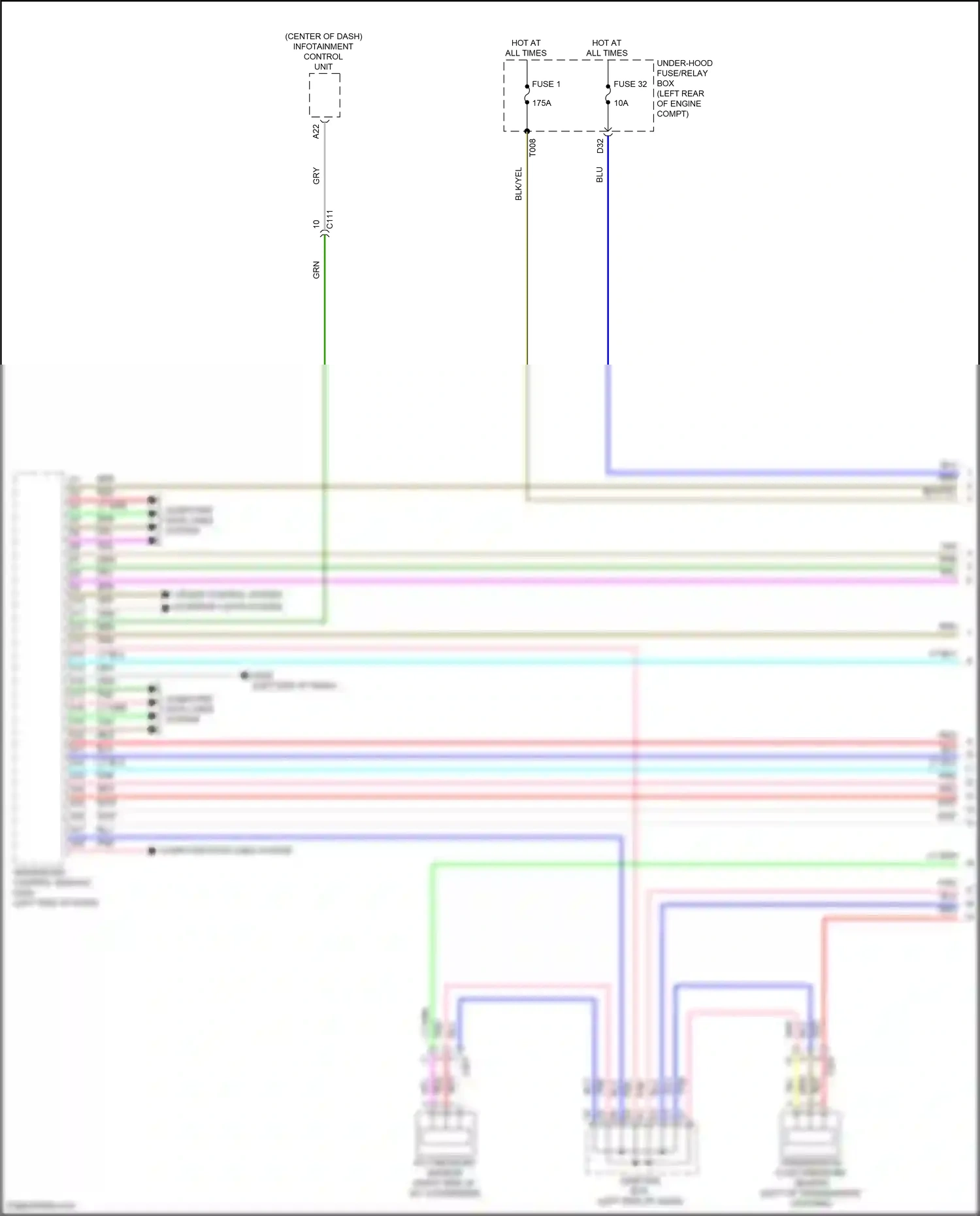 Wiring diagram computer data lines system for Honda Accord XI (2023-2024) (111 of 123)
