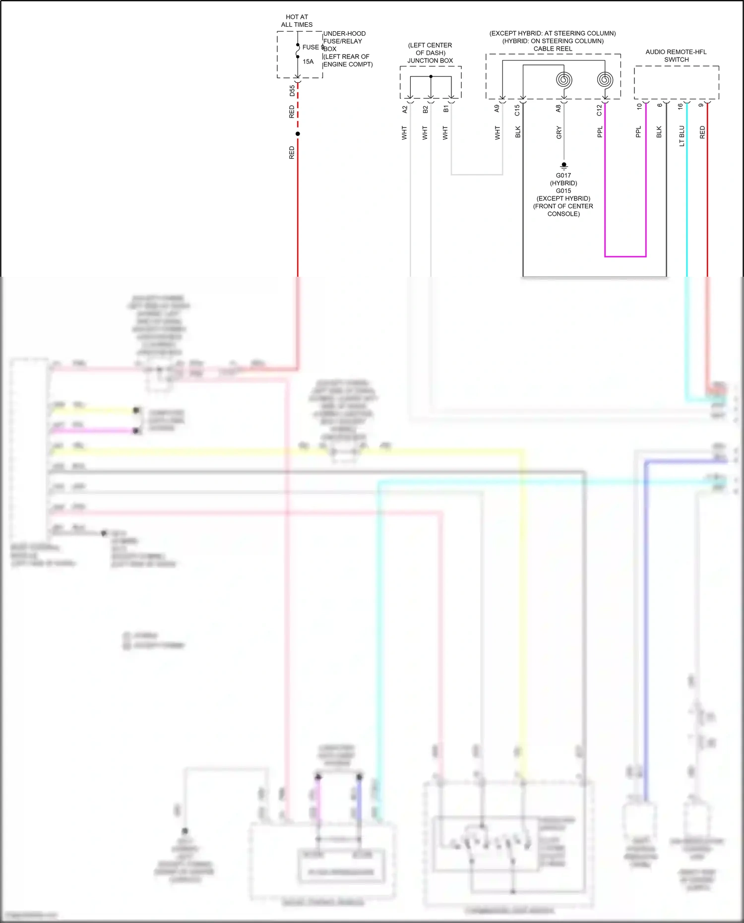 Wiring diagram computer data lines system for Honda Accord XI (2023-2024) (96 of 123)