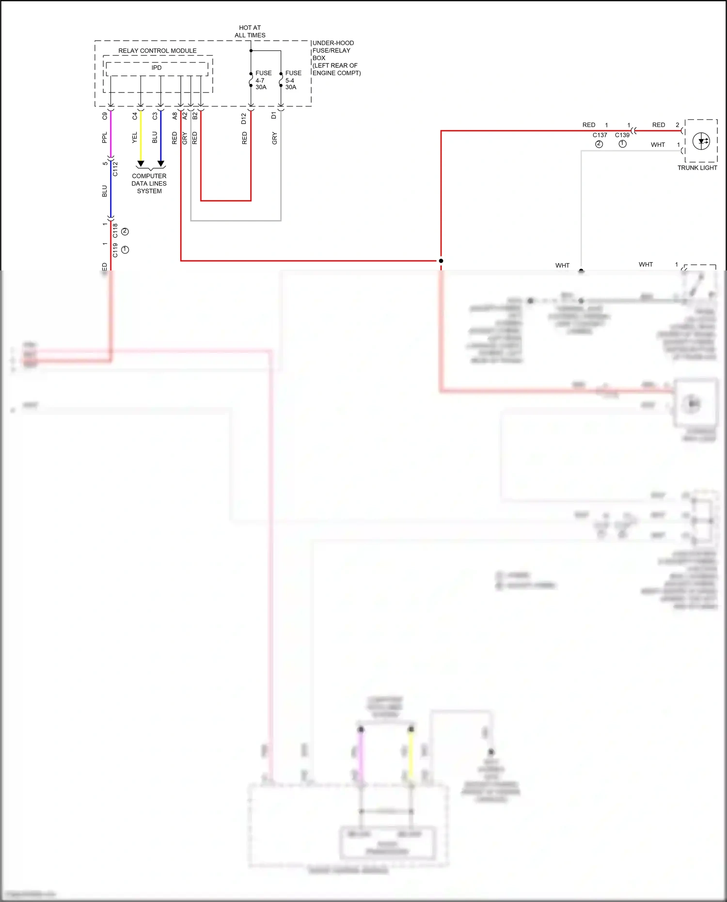 Wiring diagram computer data lines system for Honda Accord XI (2023-2024) (81 of 123)
