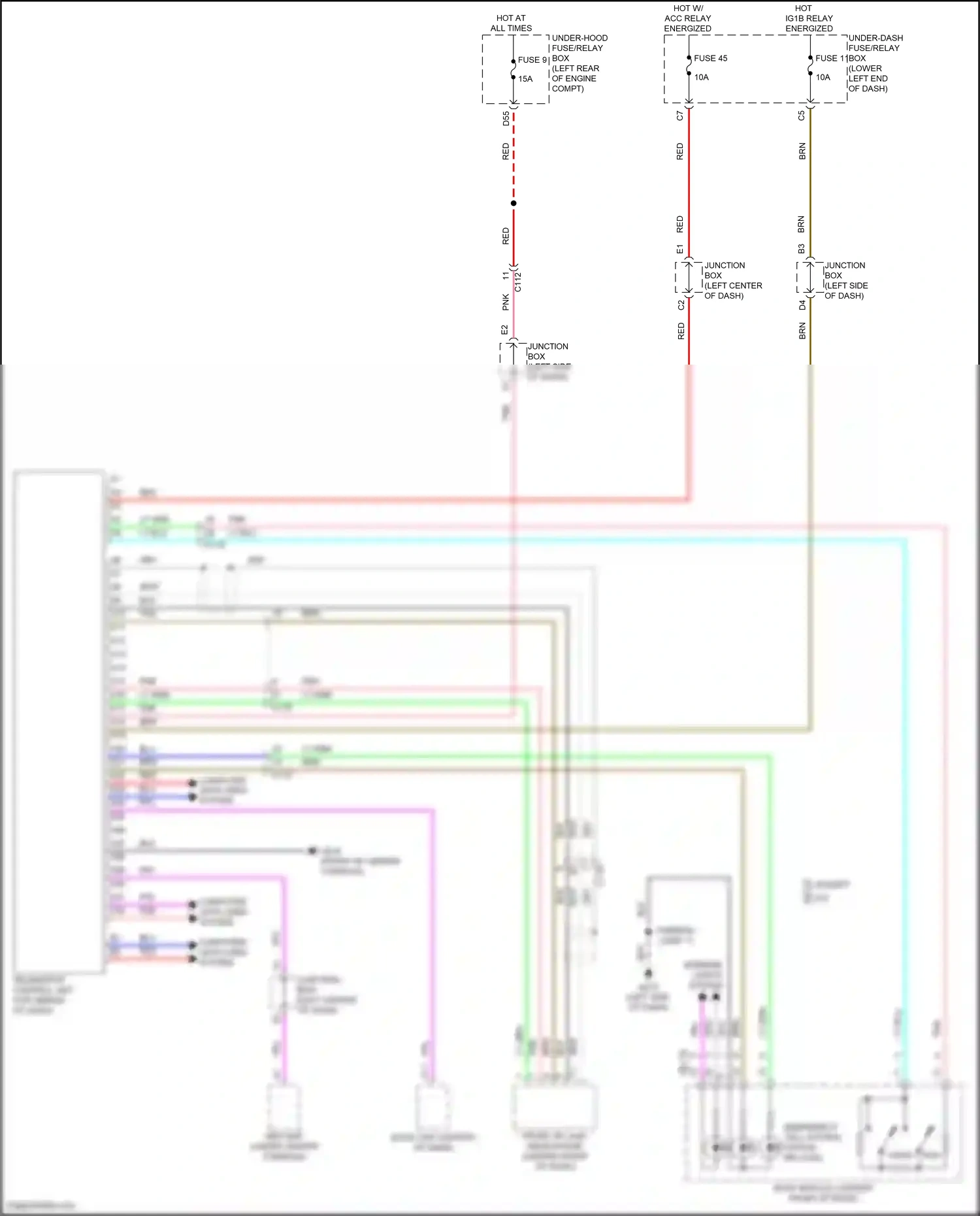 Wiring diagram computer data lines system for Honda Accord XI (2023-2024) (41 of 123)