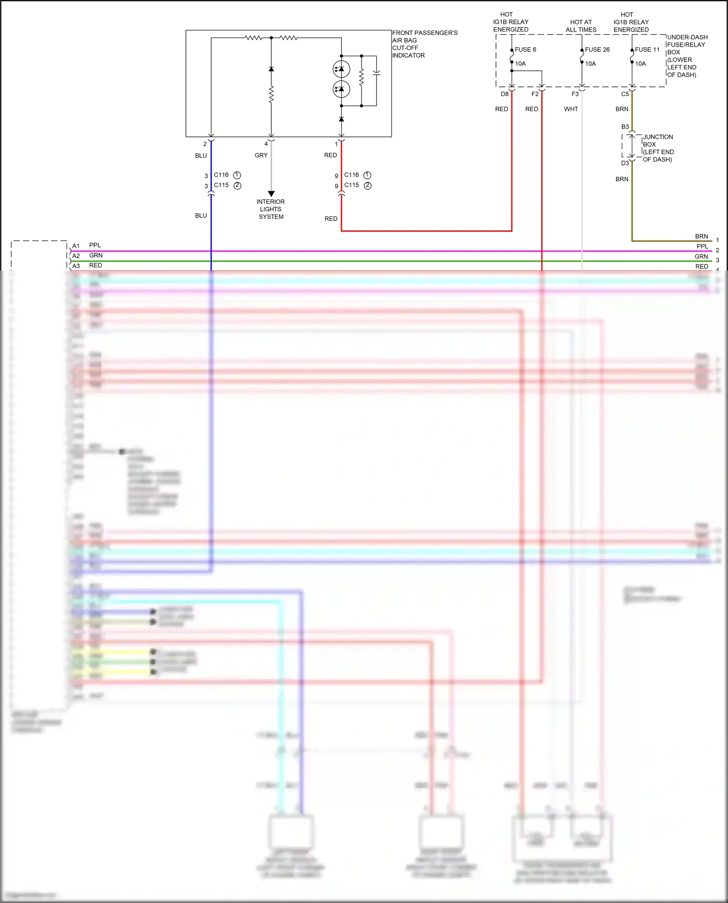 Wiring diagram computer data lines system for Honda Accord XI (2023-2024) (25 of 123)