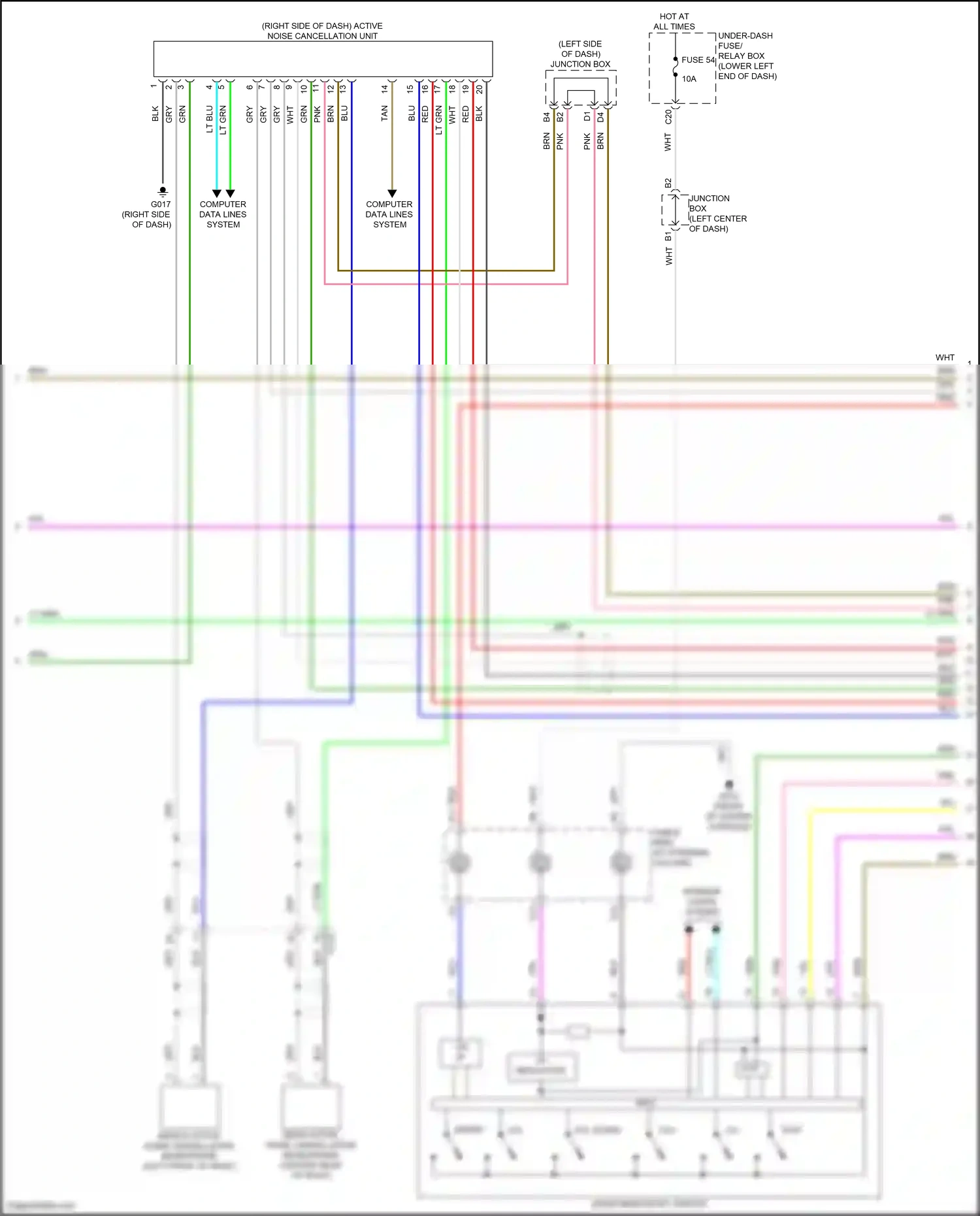 Wiring diagram computer data lines system for Honda Accord XI (2023-2024) (44 of 123)