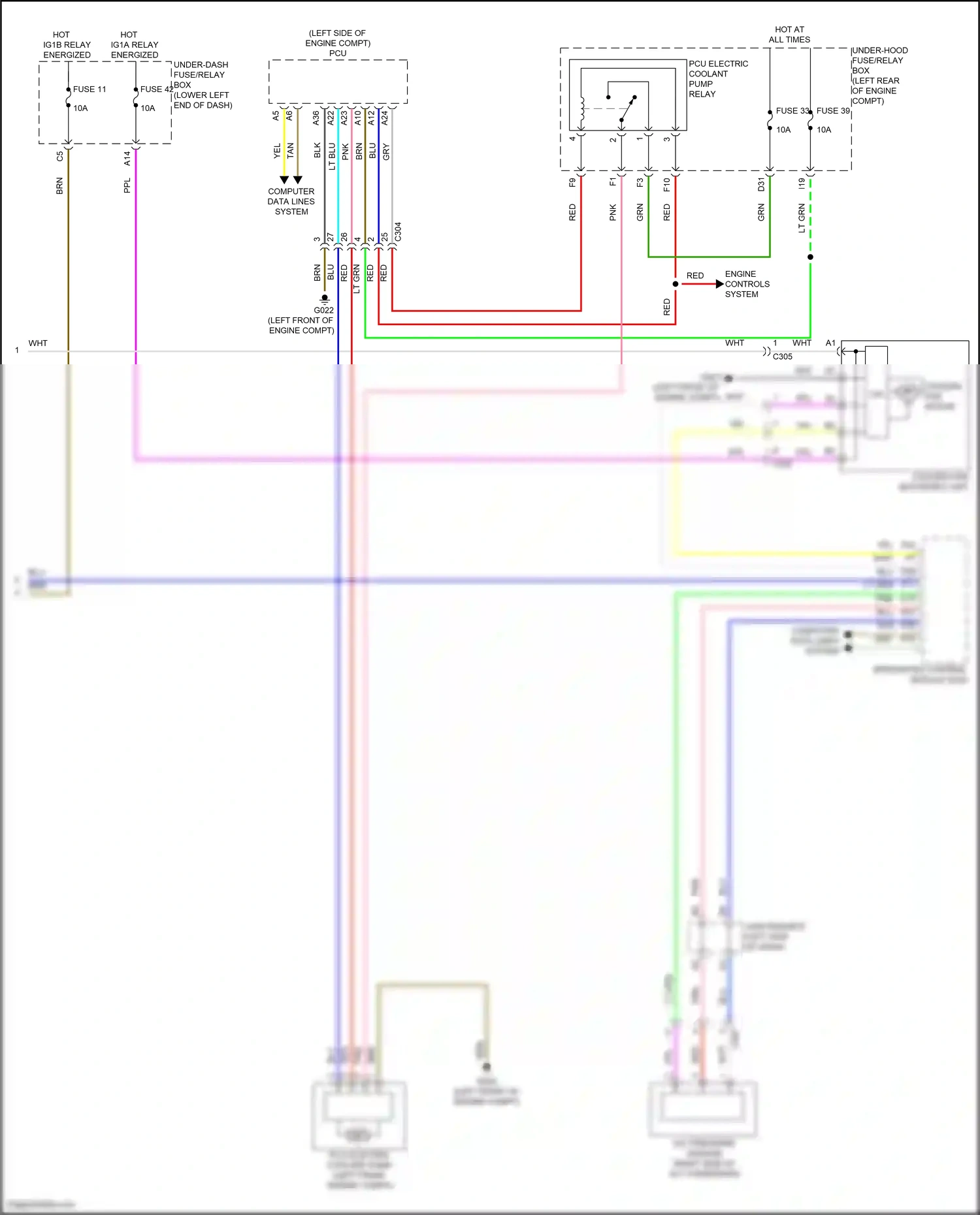 Wiring diagram computer data lines system for Honda Accord XI (2023-2024) (71 of 123)