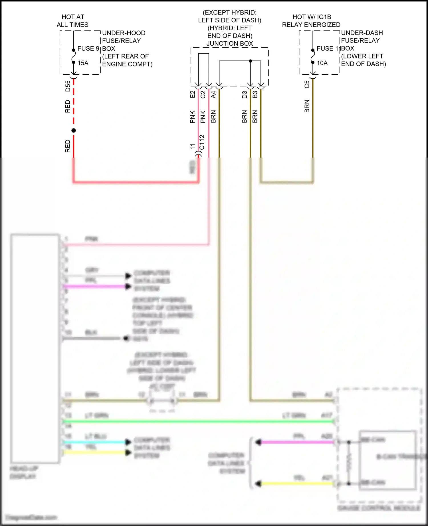 Wiring diagram computer data lines system for Honda Accord XI (2023-2024) (16 of 123)
