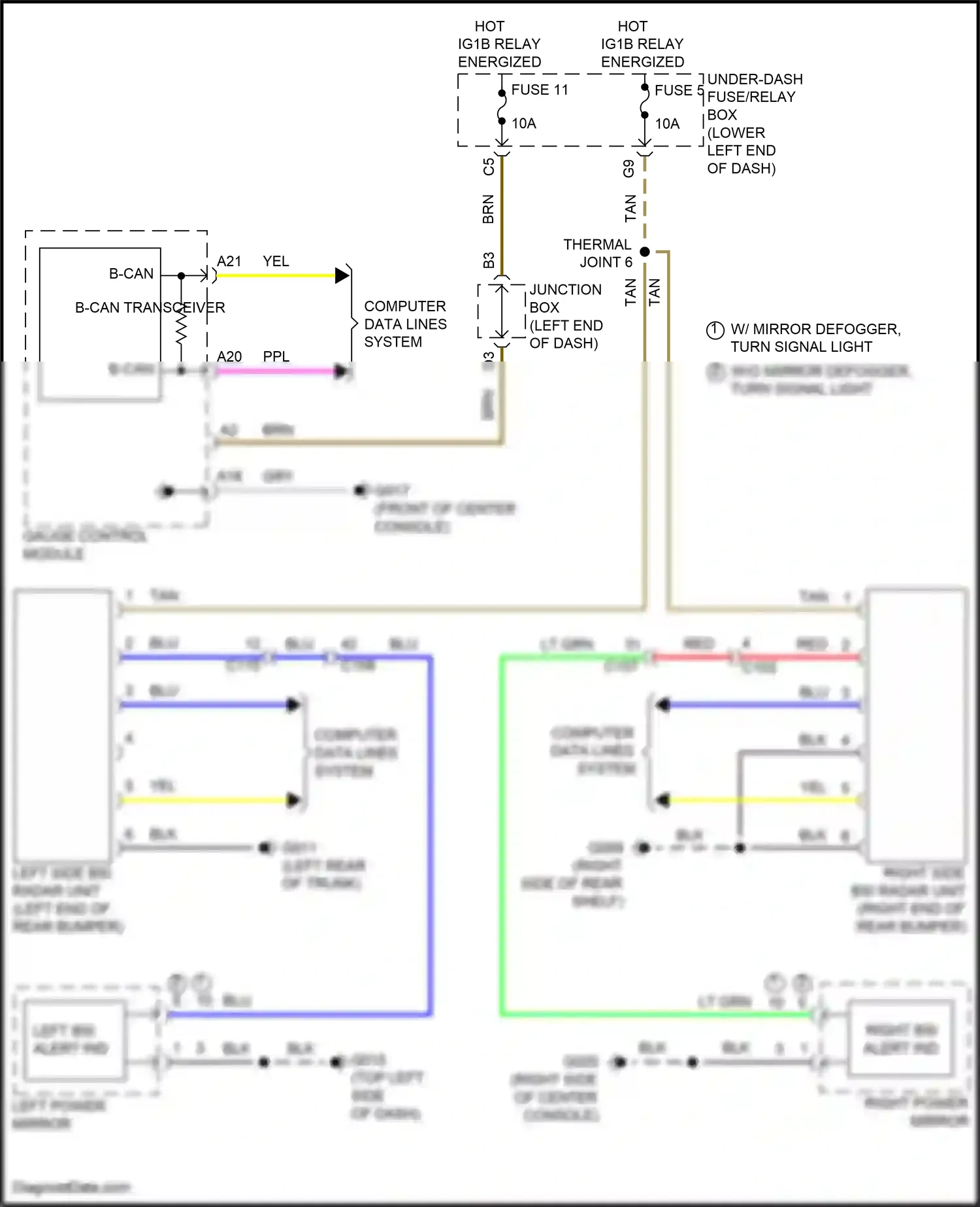 Wiring diagram computer data lines system for Honda Accord XI (2023-2024) (31 of 123)
