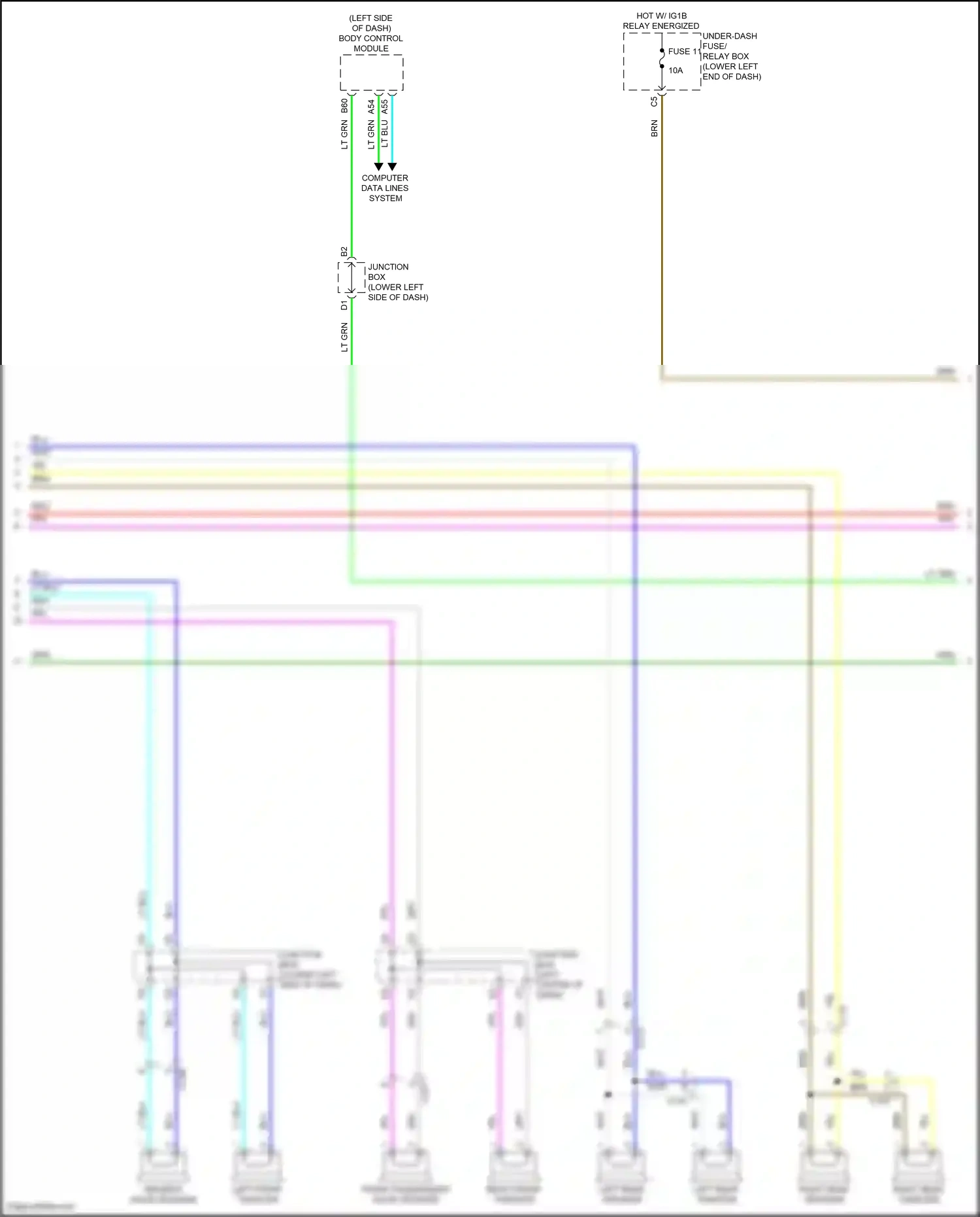 Wiring diagram computer data lines system for Honda Accord XI (2023-2024) (48 of 123)