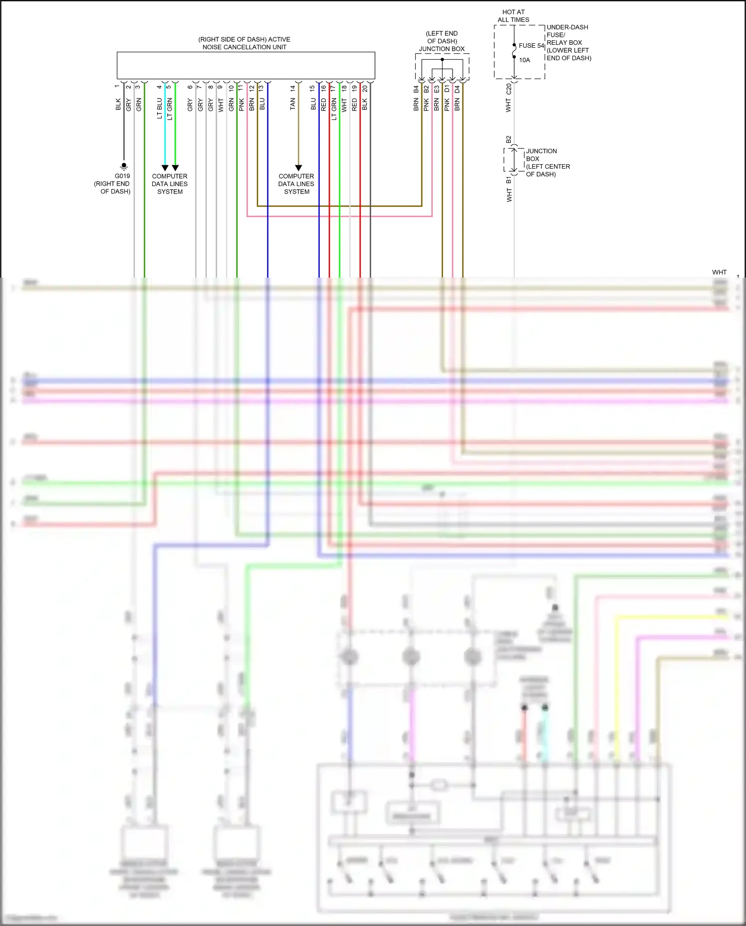 Wiring diagram computer data lines system for Honda Accord XI (2023-2024) (56 of 123)