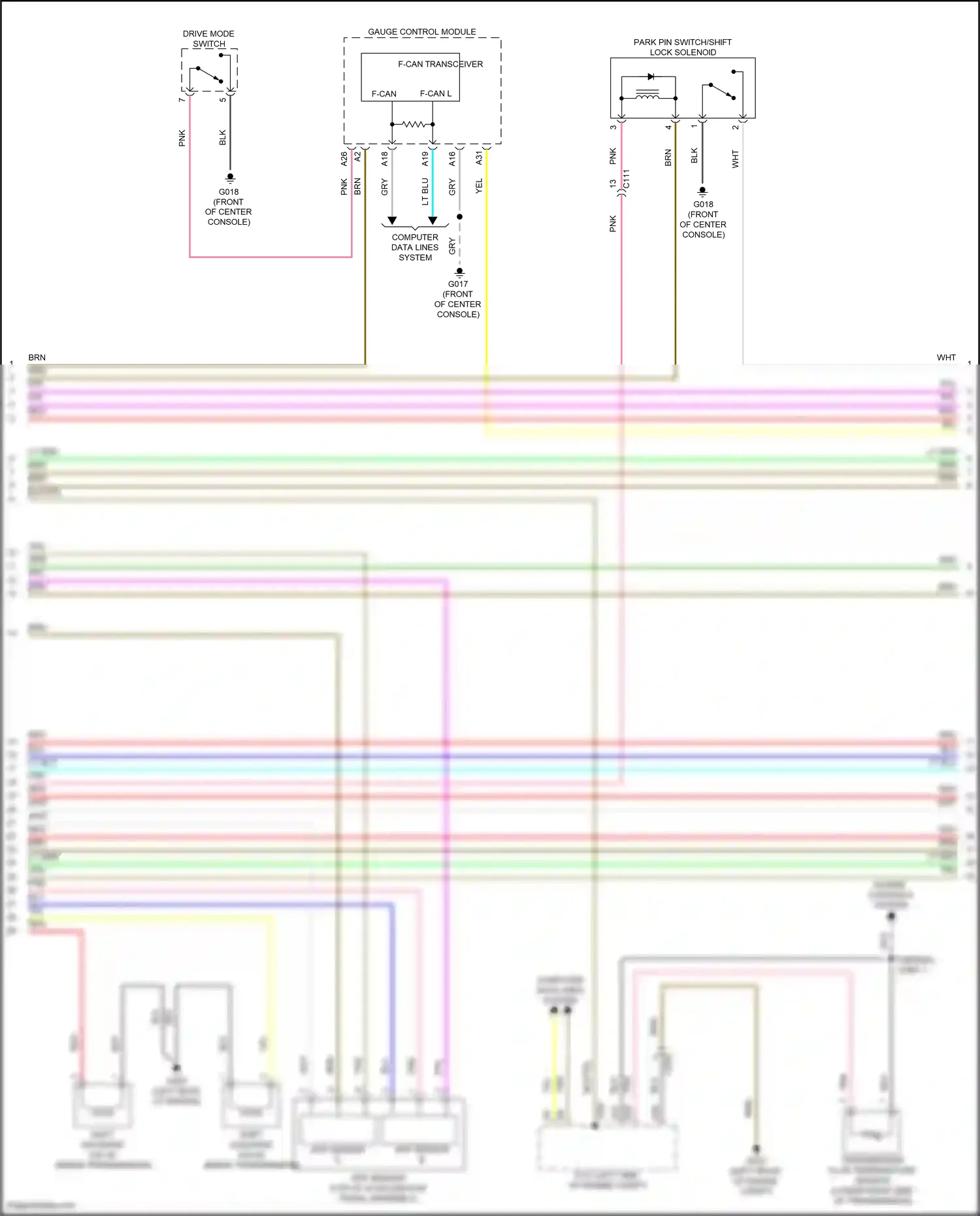 Wiring diagram computer data lines system for Honda Accord XI (2023-2024) (113 of 123)