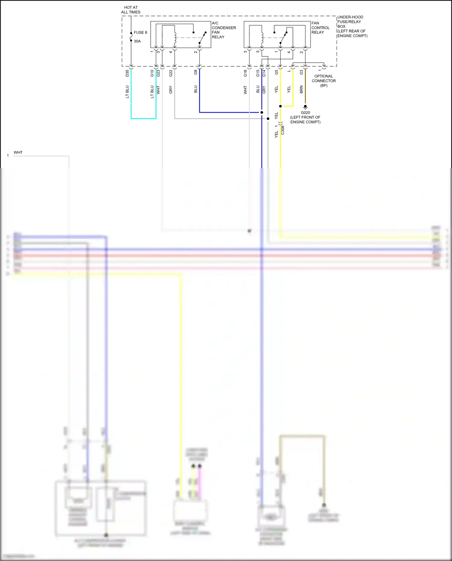 Wiring diagram computer data lines system for Honda Accord XI (2023-2024) (3 of 123)
