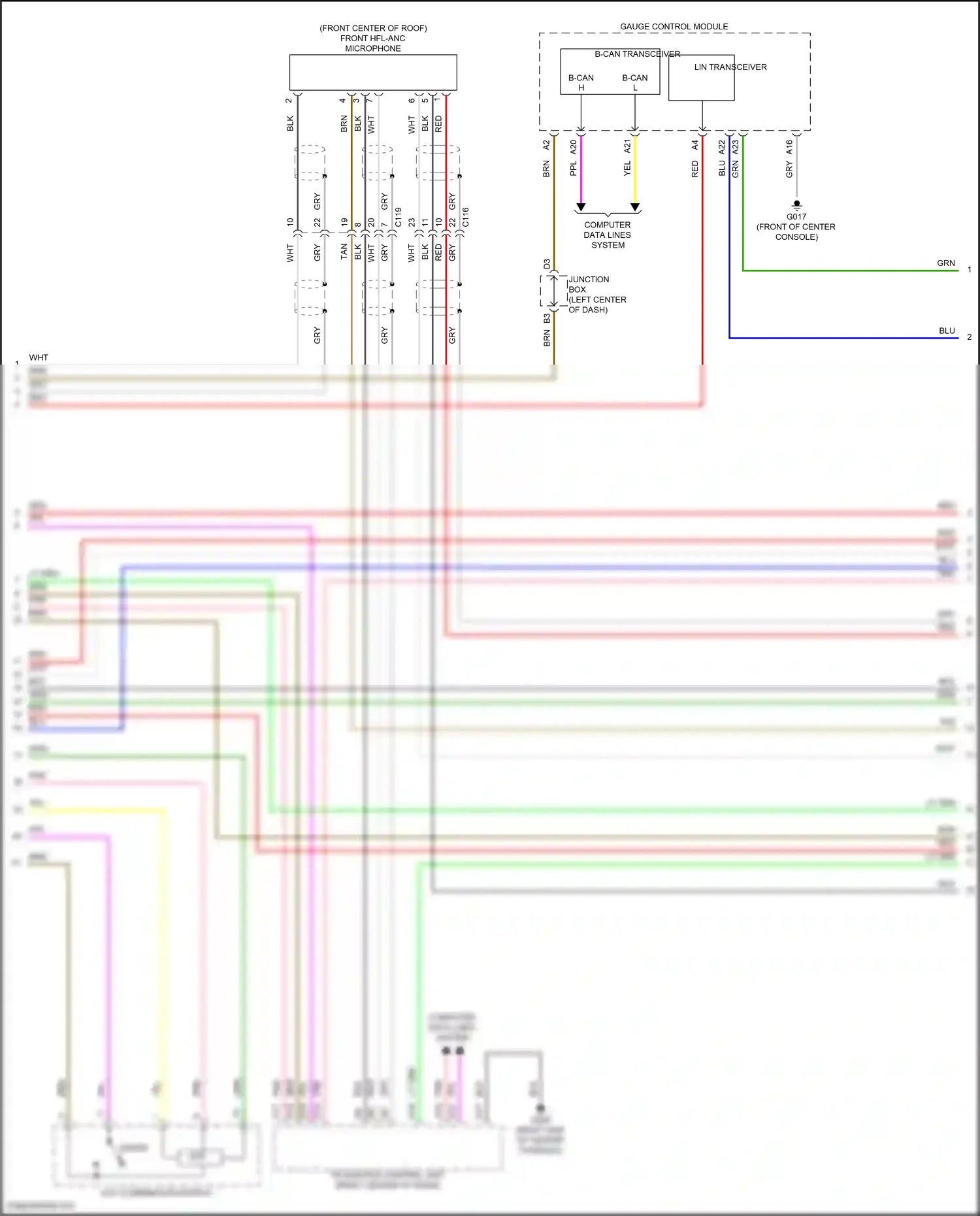 Wiring diagram computer data lines system for Honda Accord XI (2023-2024) (47 of 123)