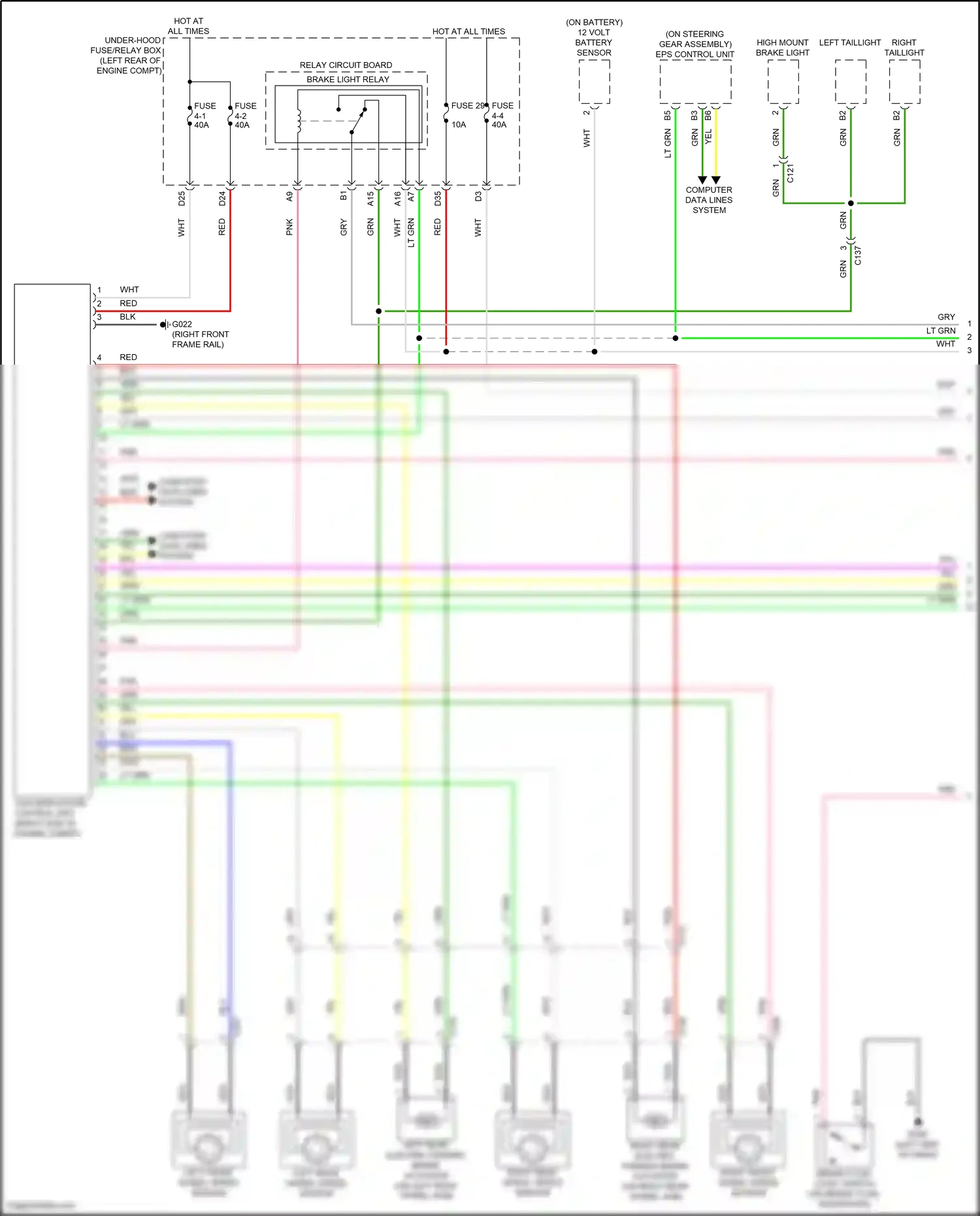 Wiring diagram computer data lines system for Honda Accord XI (2023-2024) (11 of 123)