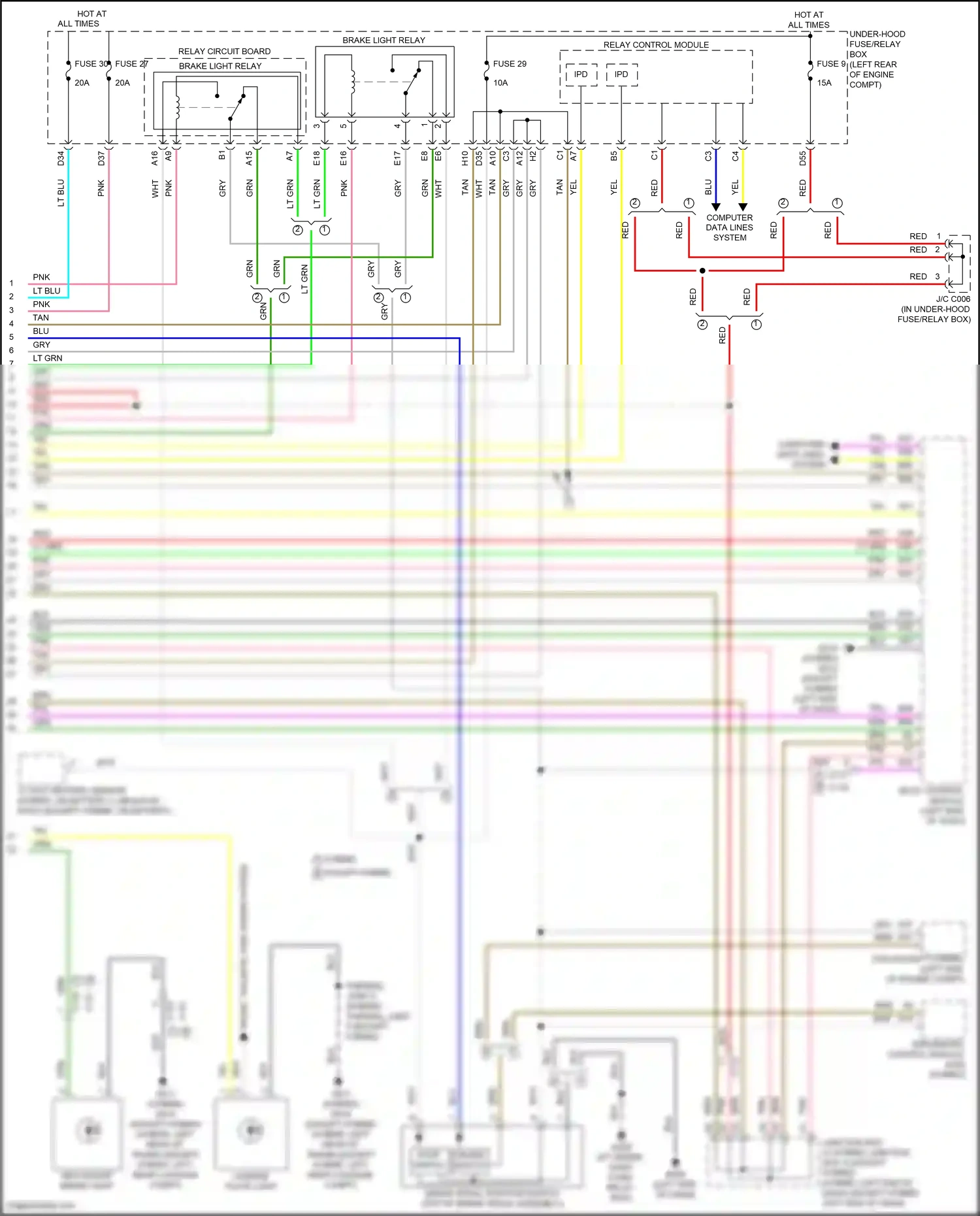 Wiring diagram computer data lines system for Honda Accord XI (2023-2024) (95 of 123)
