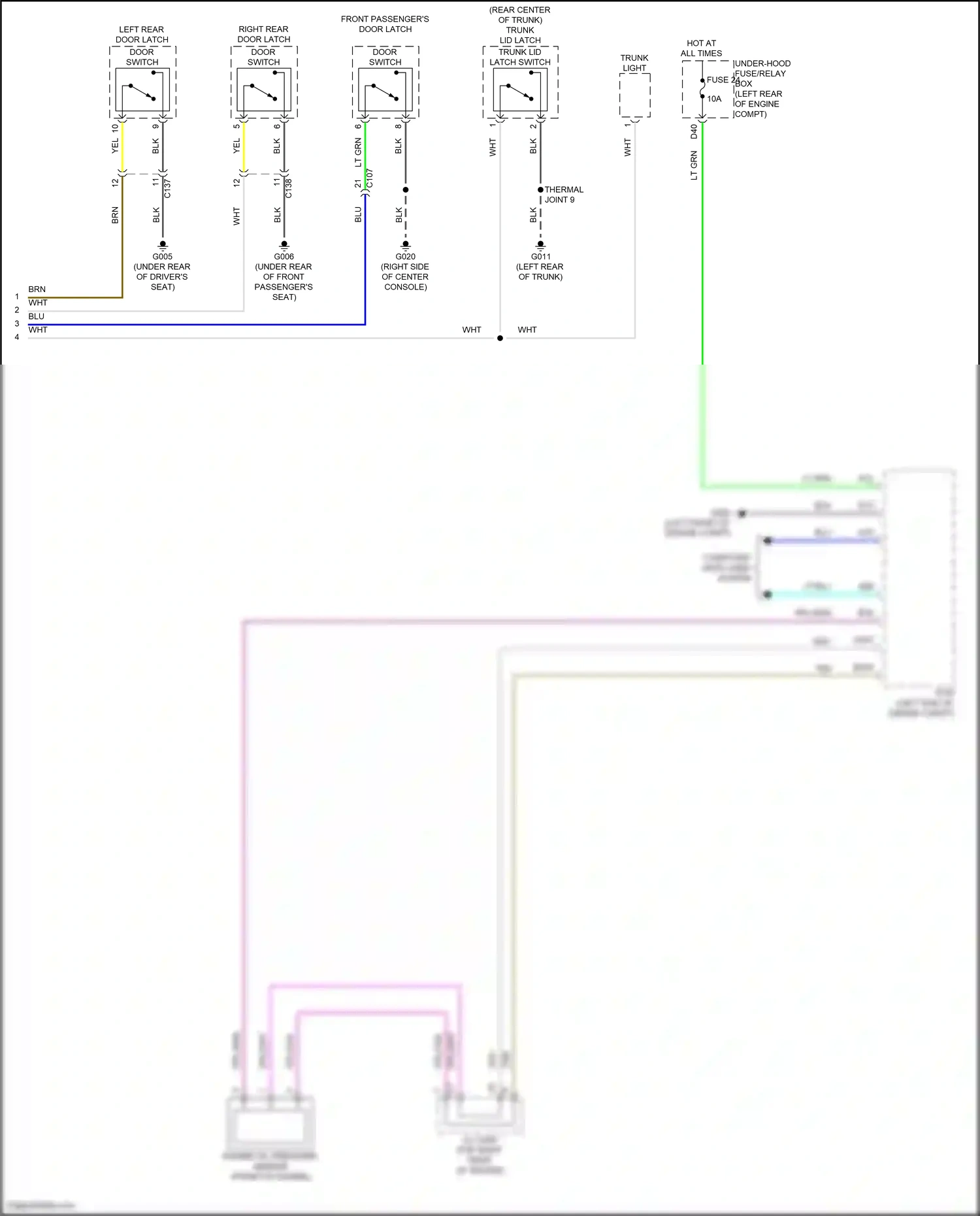 Wiring diagram computer data lines system for Honda Accord XI (2023-2024) (10 of 123)
