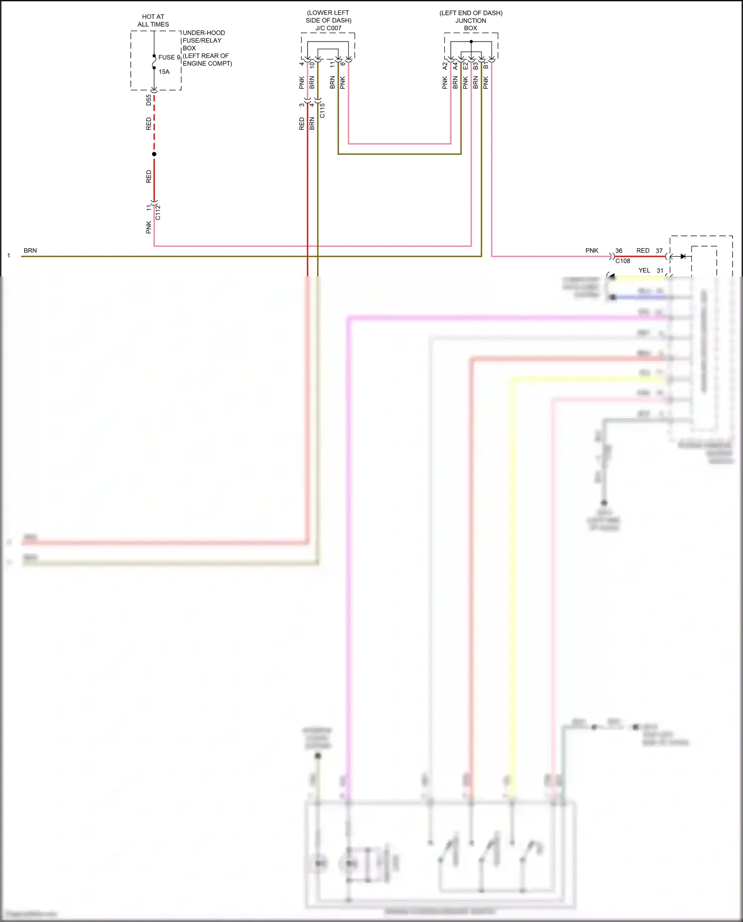 Wiring diagram computer data lines system for Honda Accord XI (2023-2024) (97 of 123)