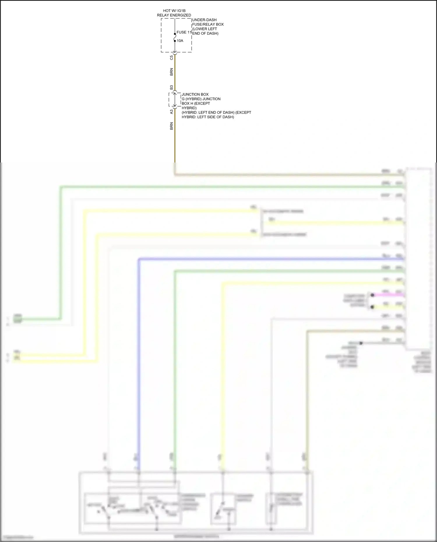 Wiring diagram computer data lines system for Honda Accord XI (2023-2024) (110 of 123)
