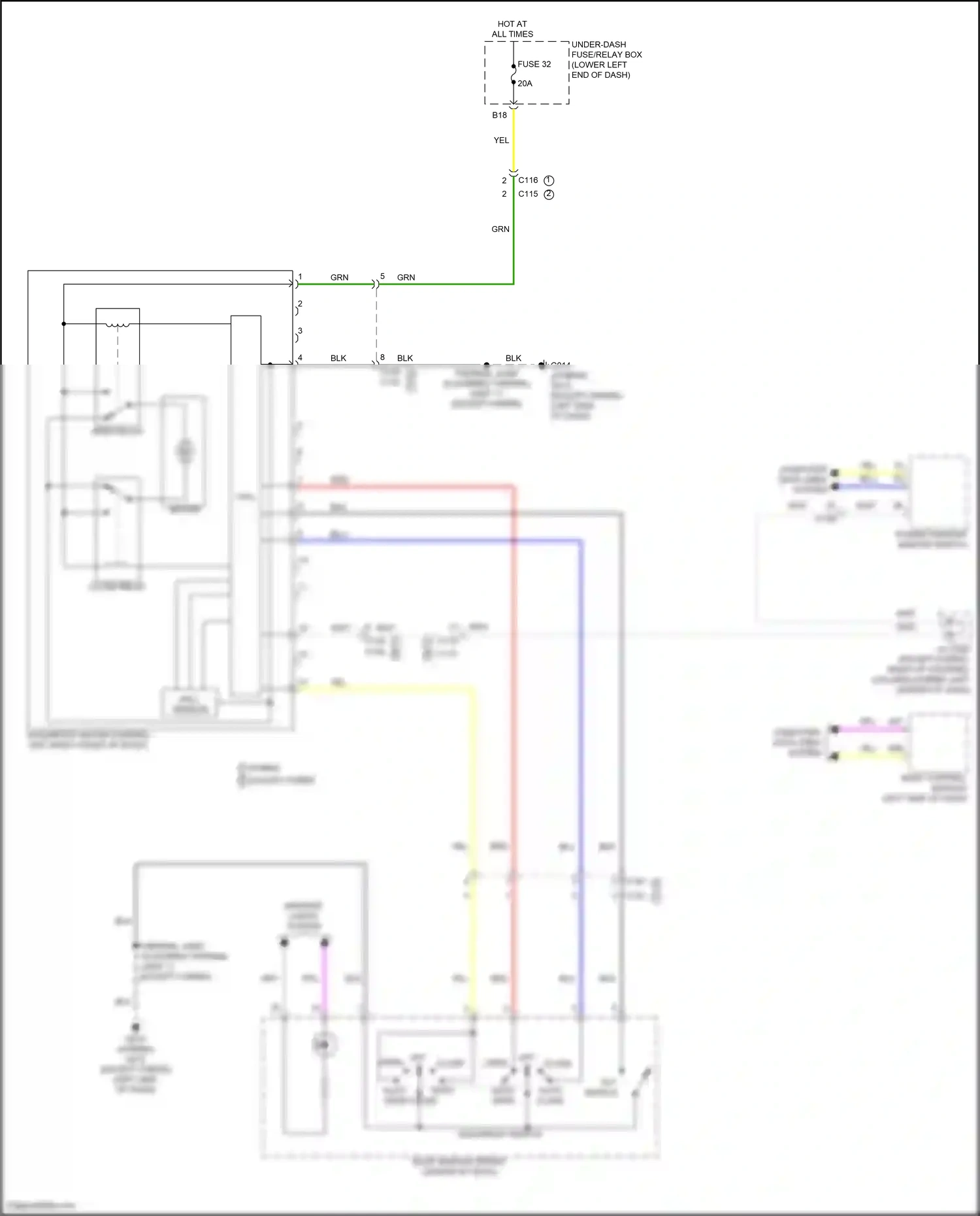 Wiring diagram computer data lines system for Honda Accord XI (2023-2024) (38 of 123)