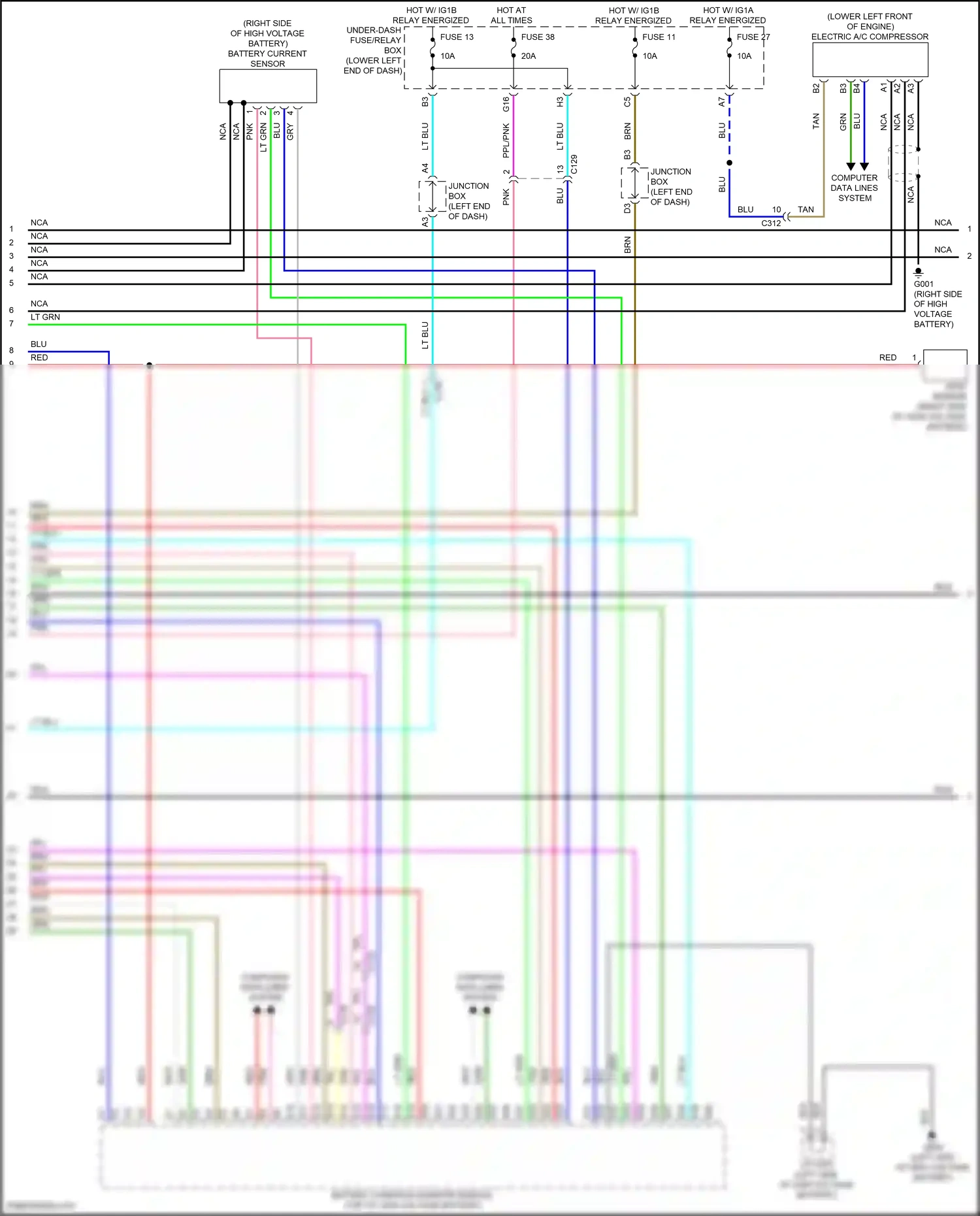 Wiring diagram computer data lines system for Honda Accord XI (2023-2024) (120 of 123)