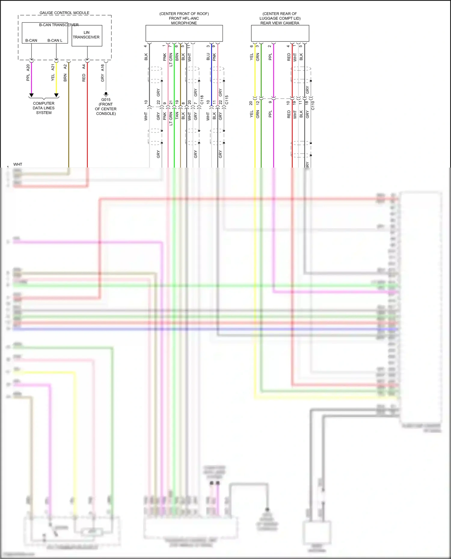 Wiring diagram computer data lines system for Honda Accord XI (2023-2024) (55 of 123)