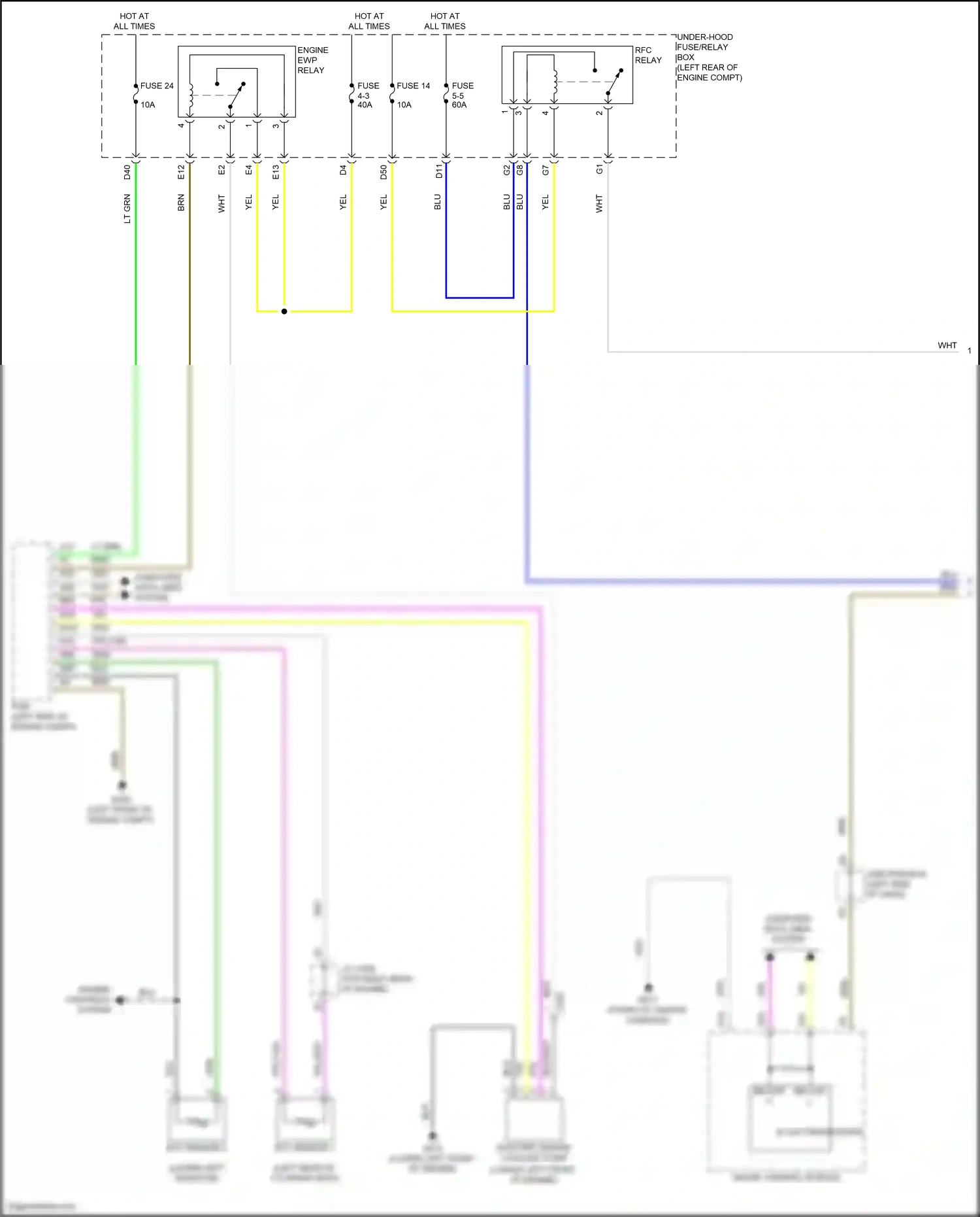 Wiring diagram ect sensor 2 for Honda Accord XI (2023-2024) (3 of 5)