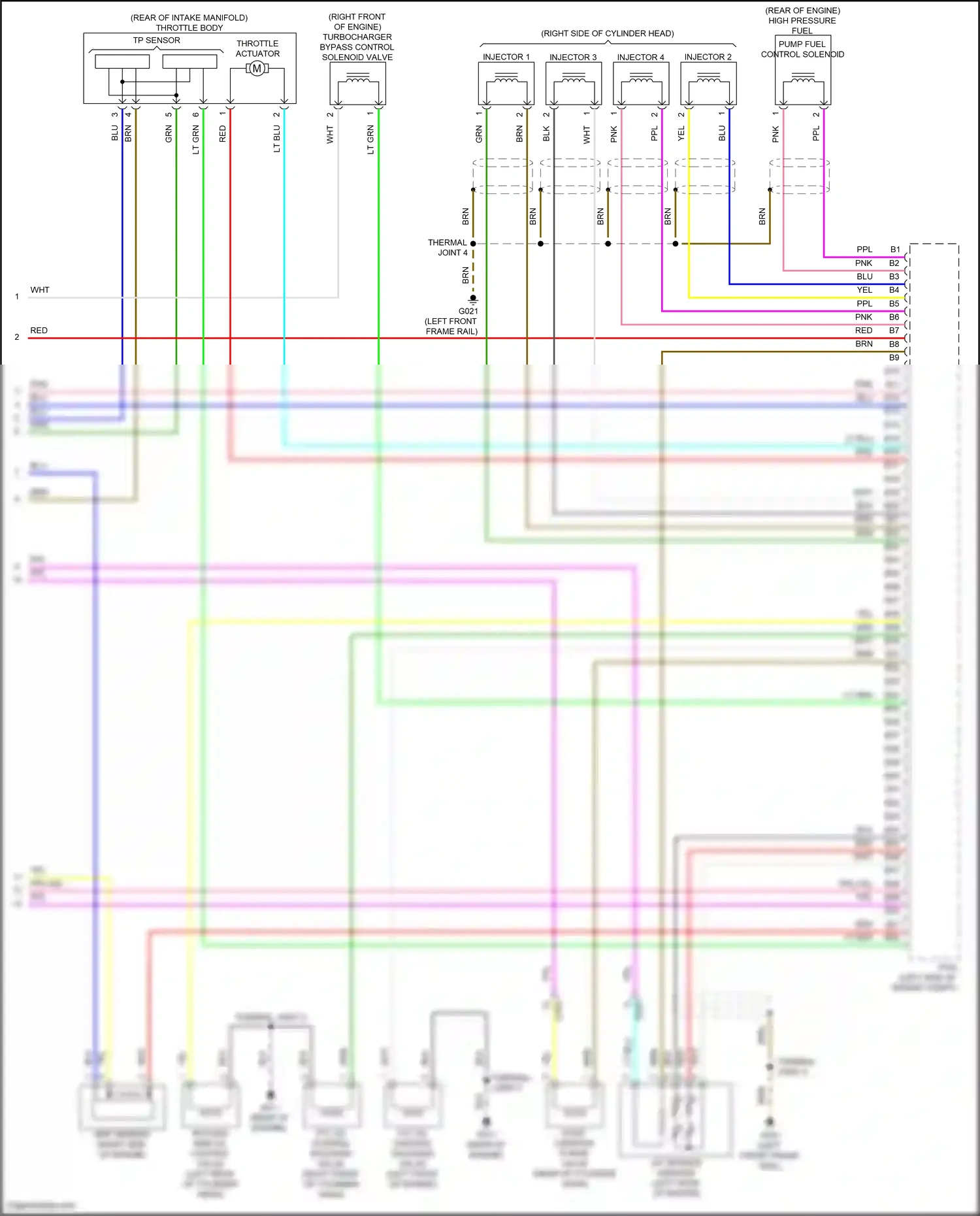 Wiring diagram map sensor for Honda Accord XI (2023-2024) (1 of 1)