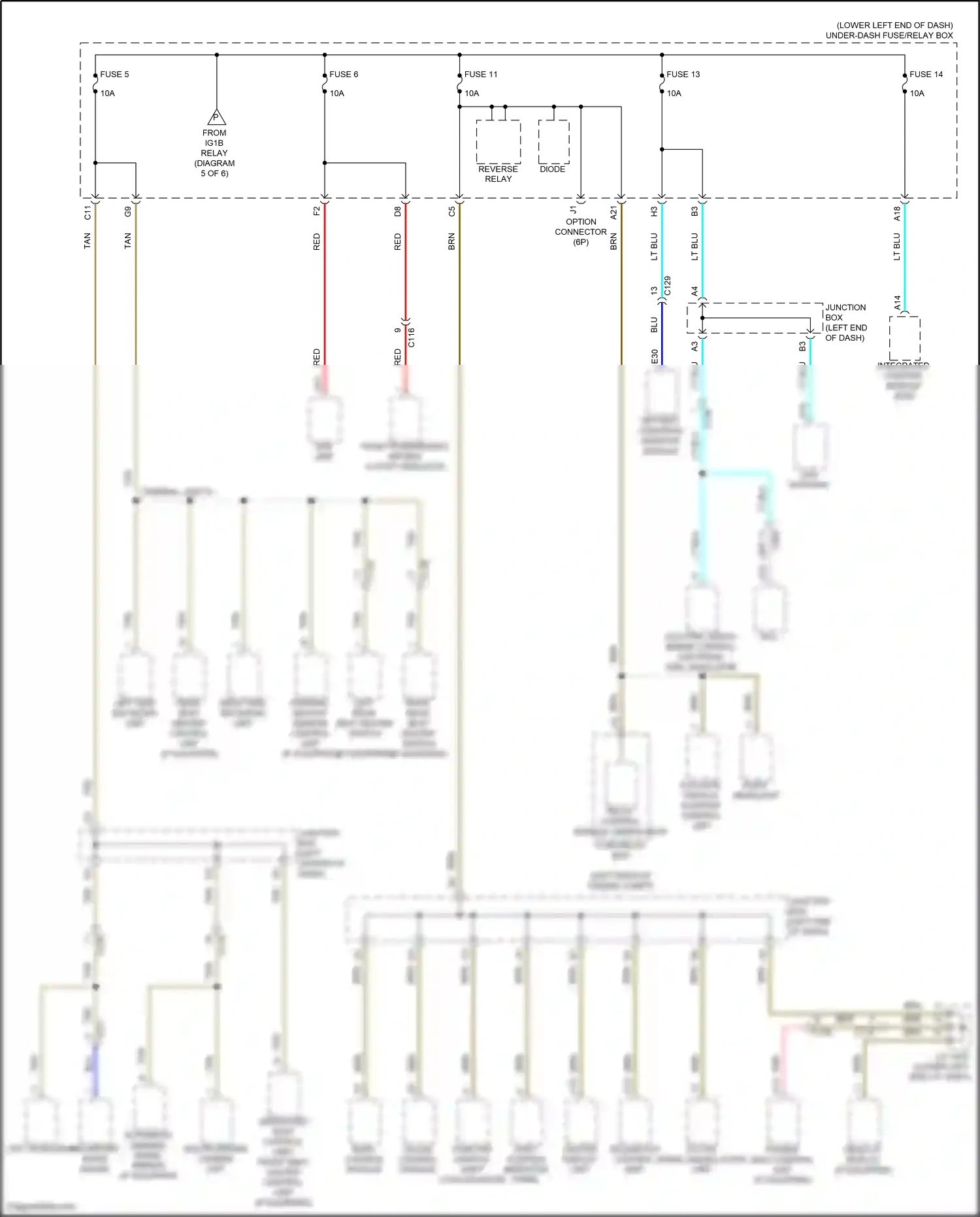 Wiring diagram multipurpose camera unit for Honda Accord XI (2023-2024) (8 of 8)