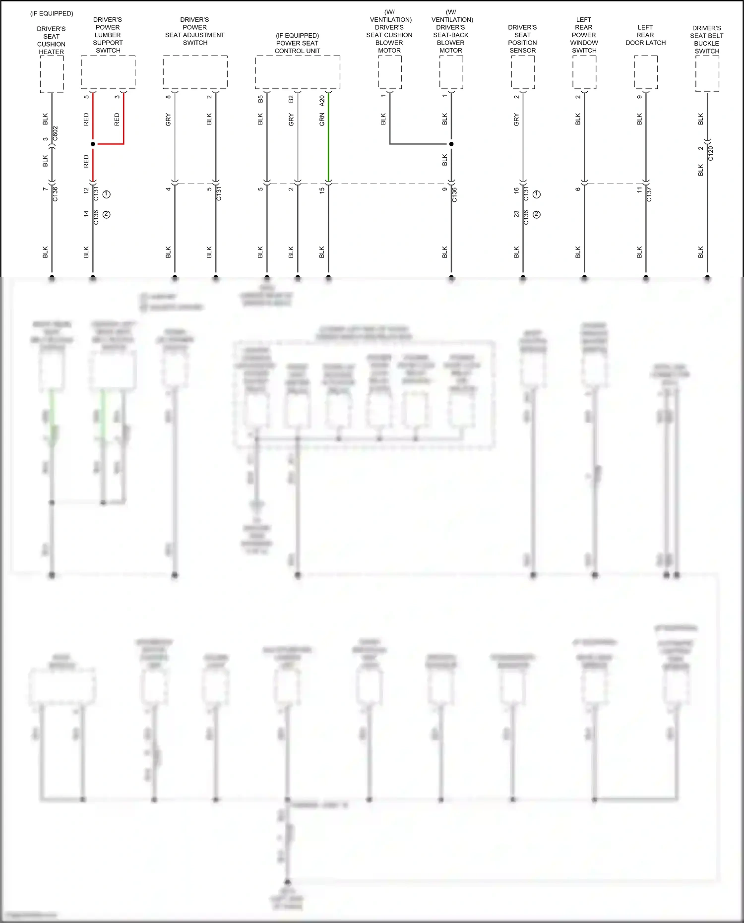 Wiring diagram multipurpose camera unit for Honda Accord XI (2023-2024) (4 of 8)