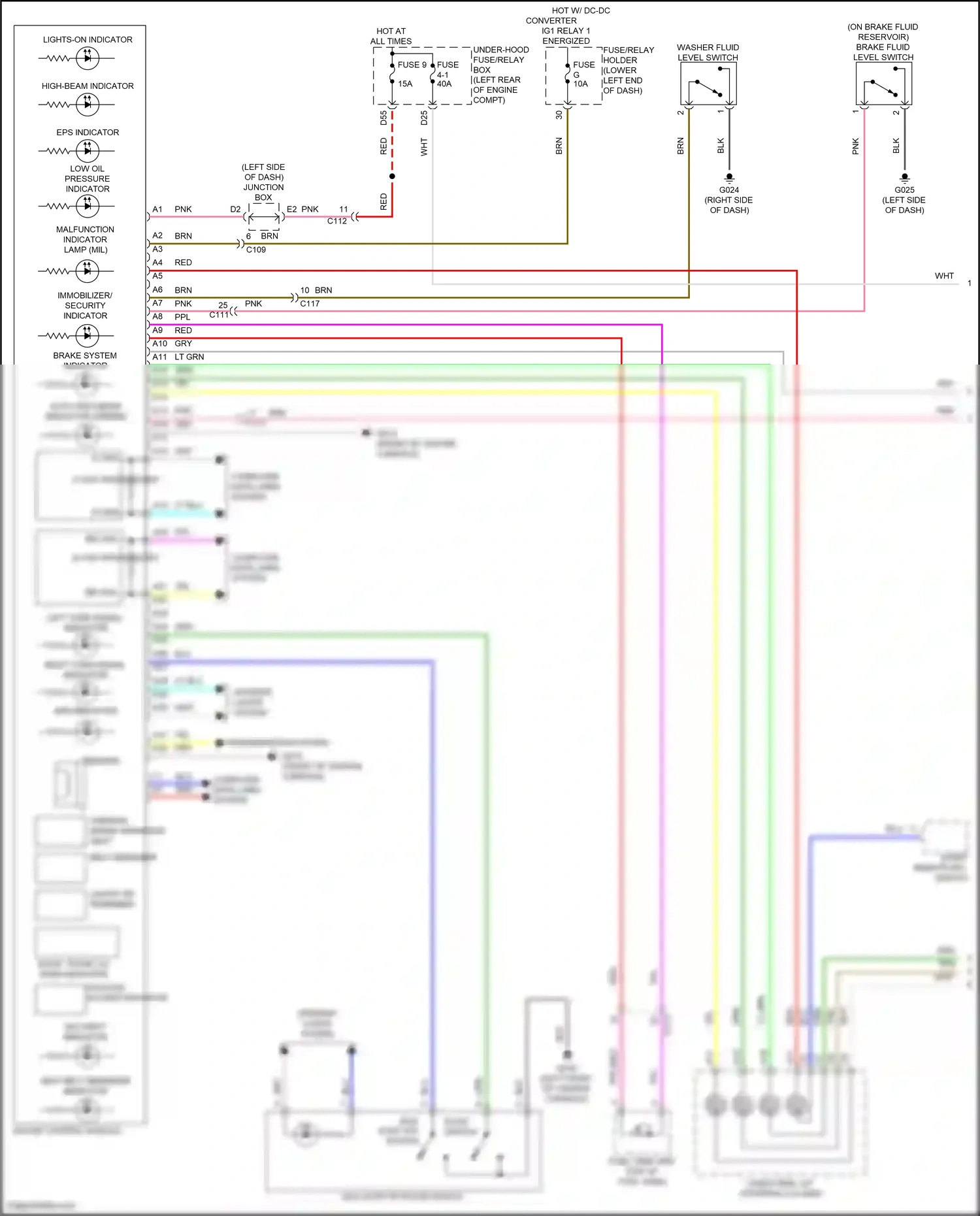 Wiring diagram security indicator for Honda Accord XI (2023-2024) (1 of 1)