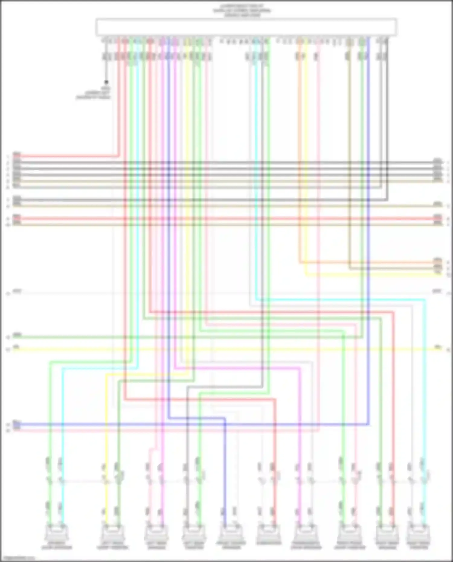 Car Wiring Diagrams for Civic Type R Honda X (2015-2021): Navigation circuit, coupe (3 of 5)