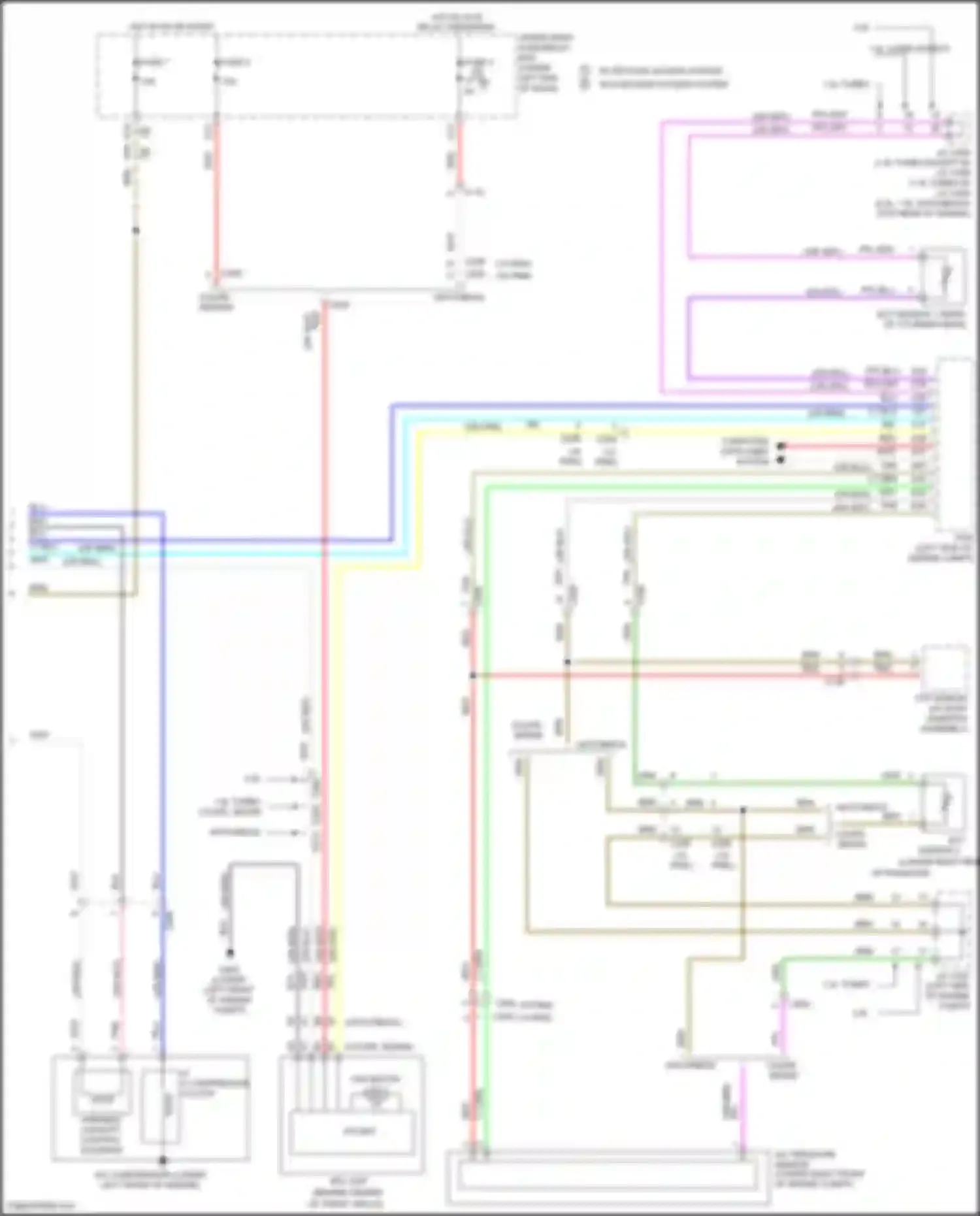Wiring diagram 1.5l turbo coupe, sedan for Honda Civic Type R X (2015-2021) (1 of 4)