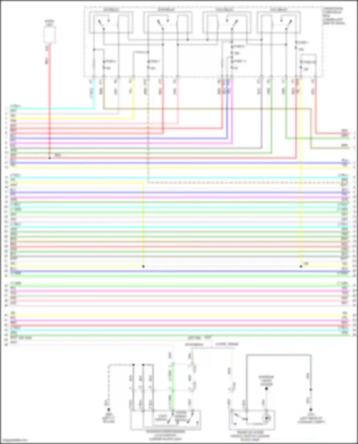 Wiring diagram audio unit for Honda Civic Type R X (2015-2021) (5 of 20)
