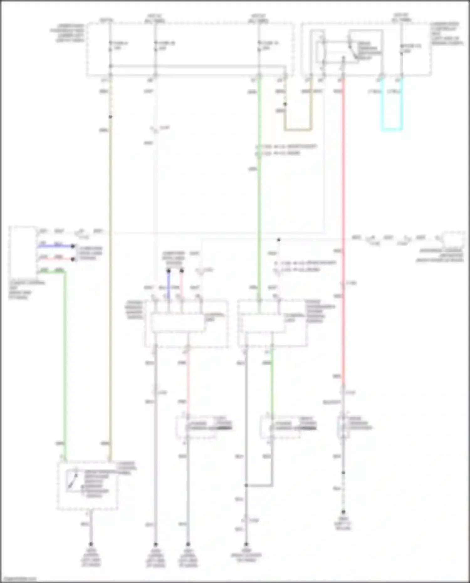 Wiring diagram blk/wht for Honda Civic Type R X (2015-2021) (3 of 8)