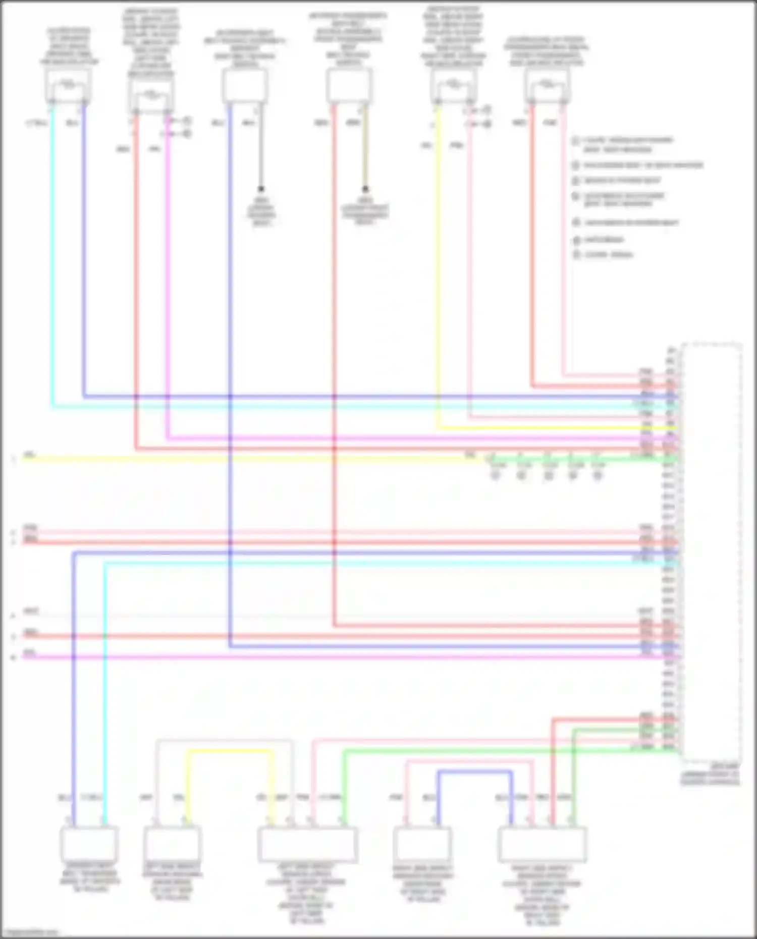 Wiring diagram blu for Honda Civic Type R X (2015-2021) (140 of 242)