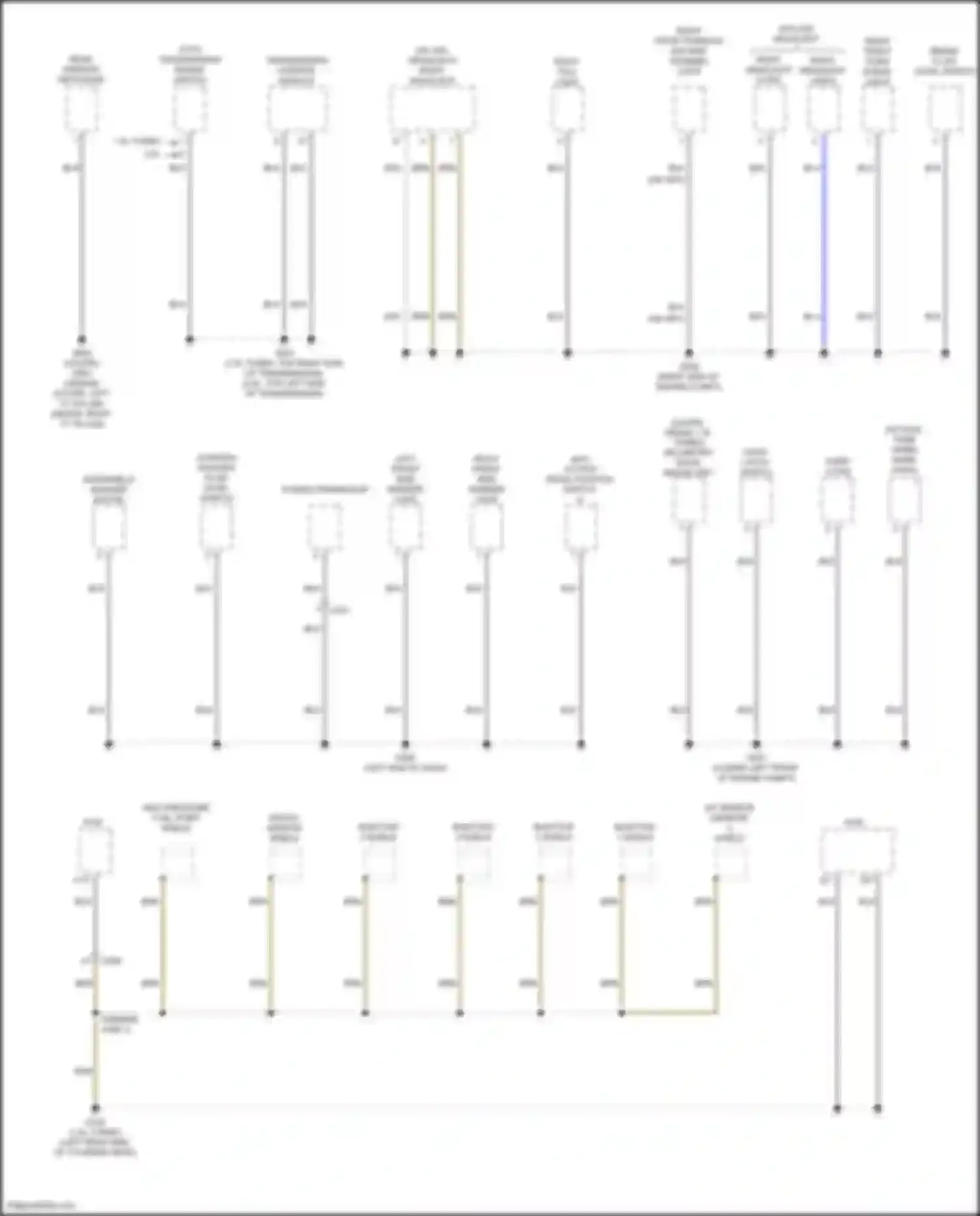 Wiring diagram blu for Honda Civic Type R X (2015-2021) (175 of 242)