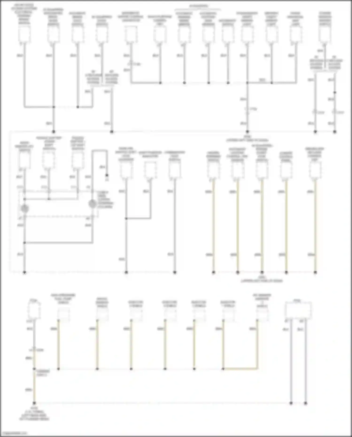 Wiring diagram climate control panel for Honda Civic Type R X (2015-2021) (14 of 21)