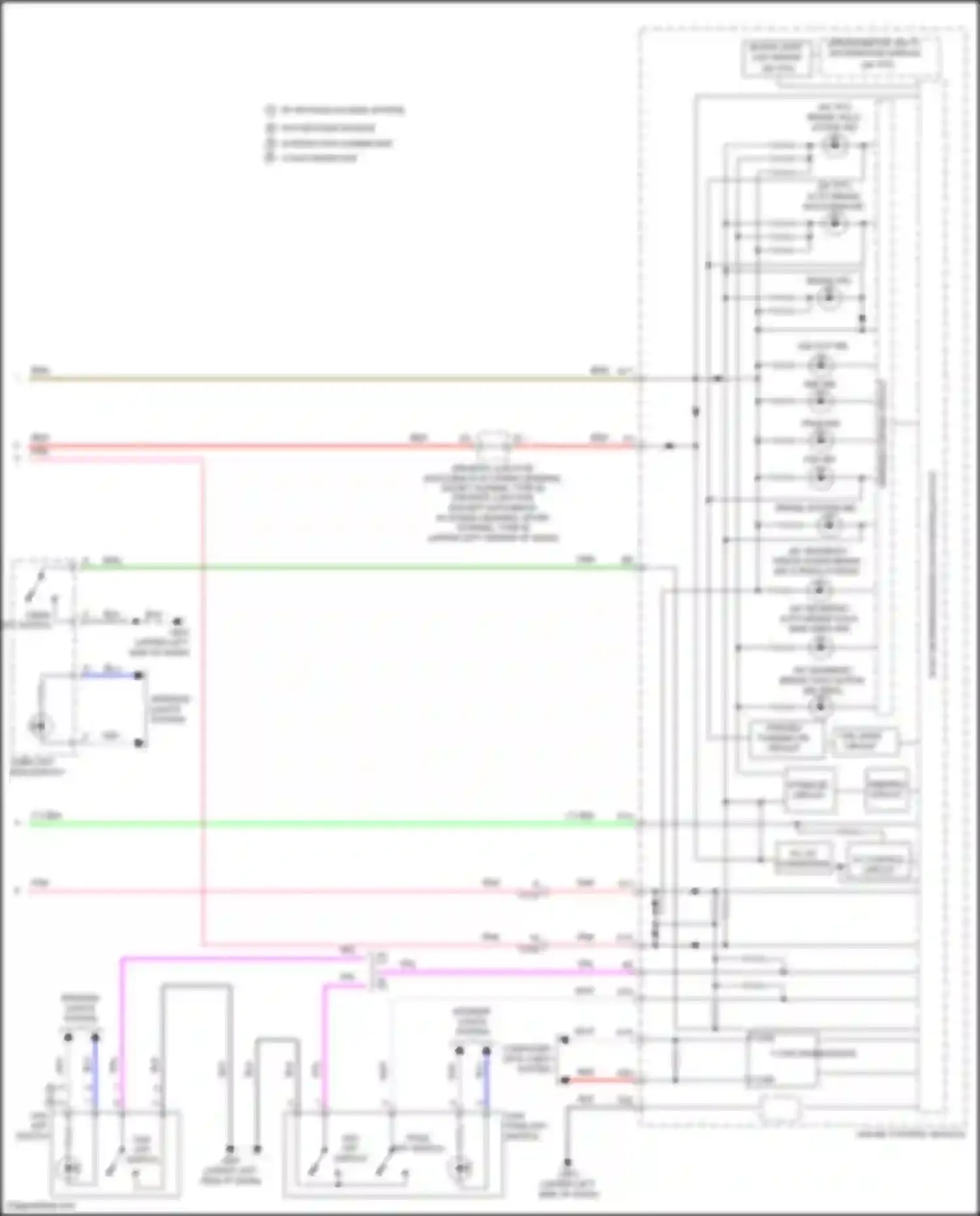 Wiring diagram cmbs off switch for Honda Civic Type R X (2015-2021) (1 of 6)