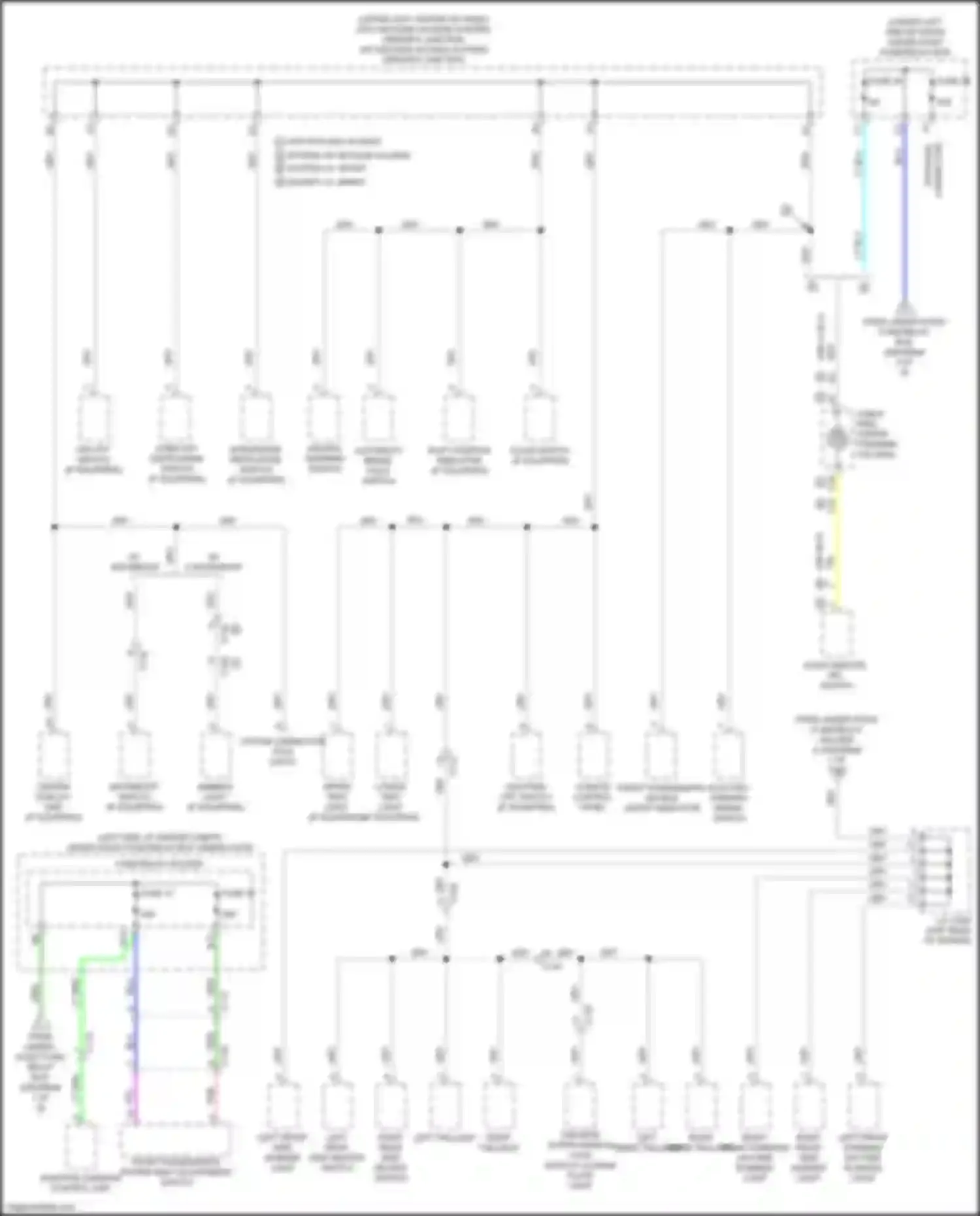 Wiring diagram cmbs off switch/rdm switch for Honda Civic Type R X (2015-2021) (4 of 4)
