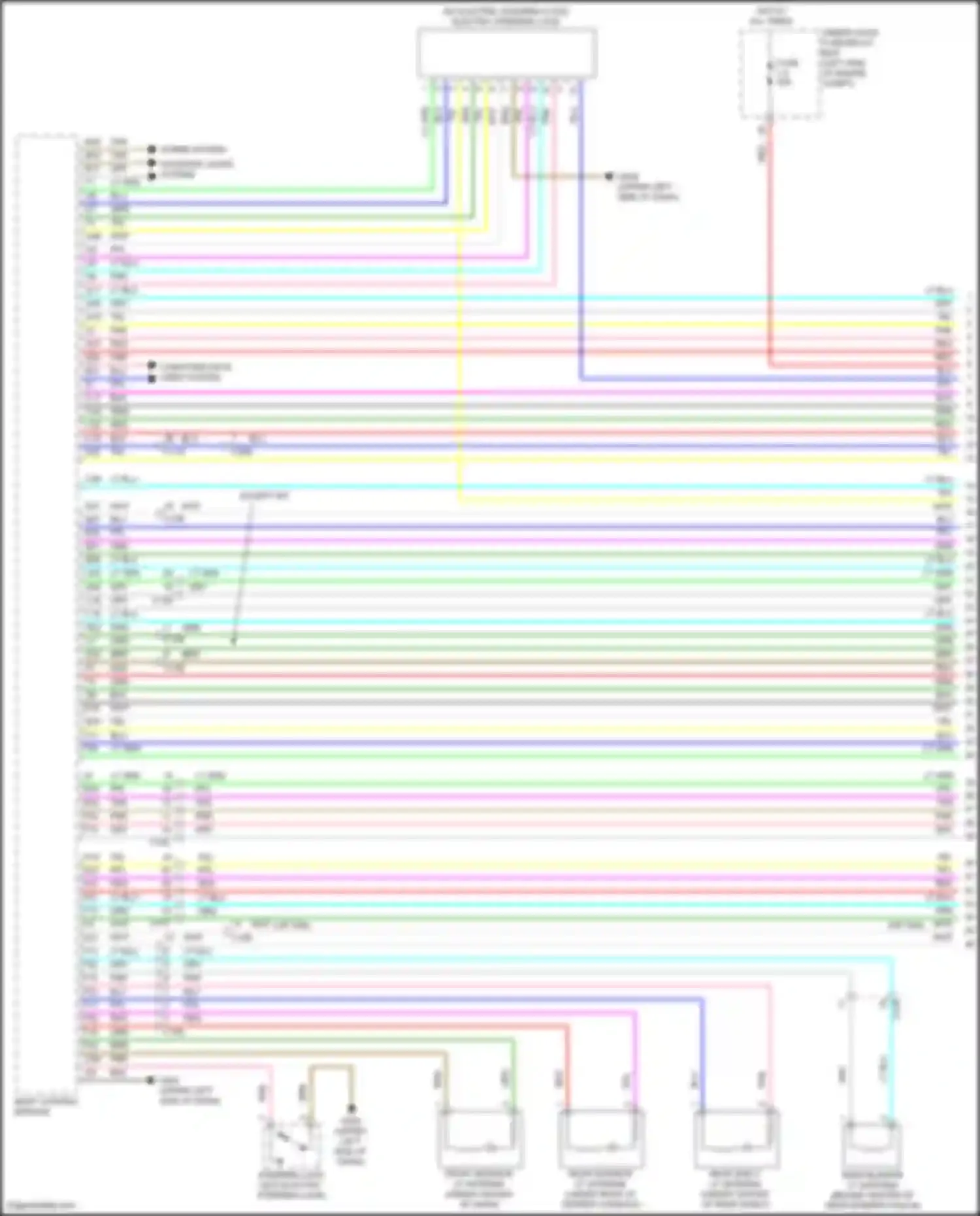 Wiring diagram computer data lines system for Honda Civic Type R X (2015-2021) (4 of 140)