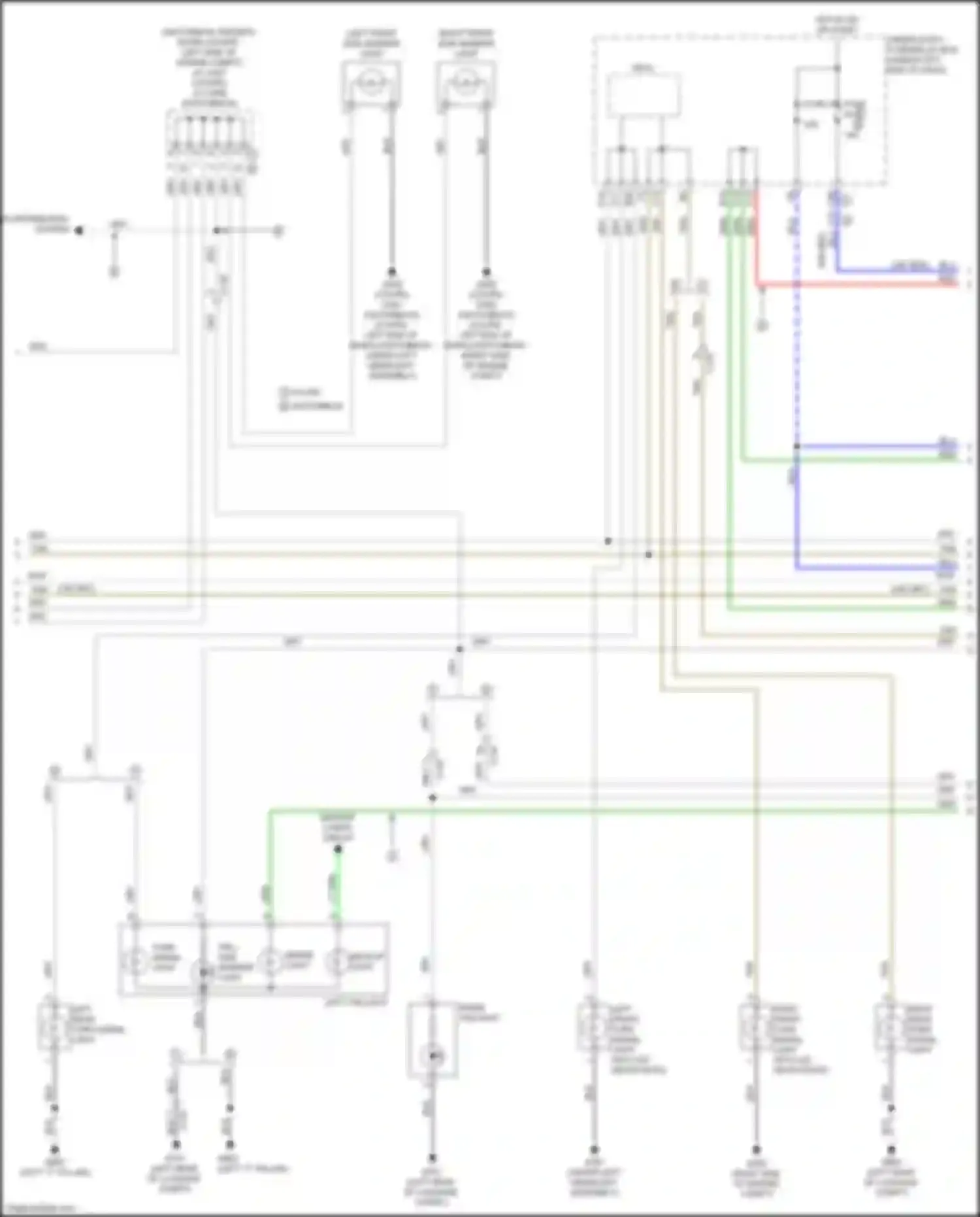 Wiring diagram coupe hatchback for Honda Civic Type R X (2015-2021) (4 of 10)