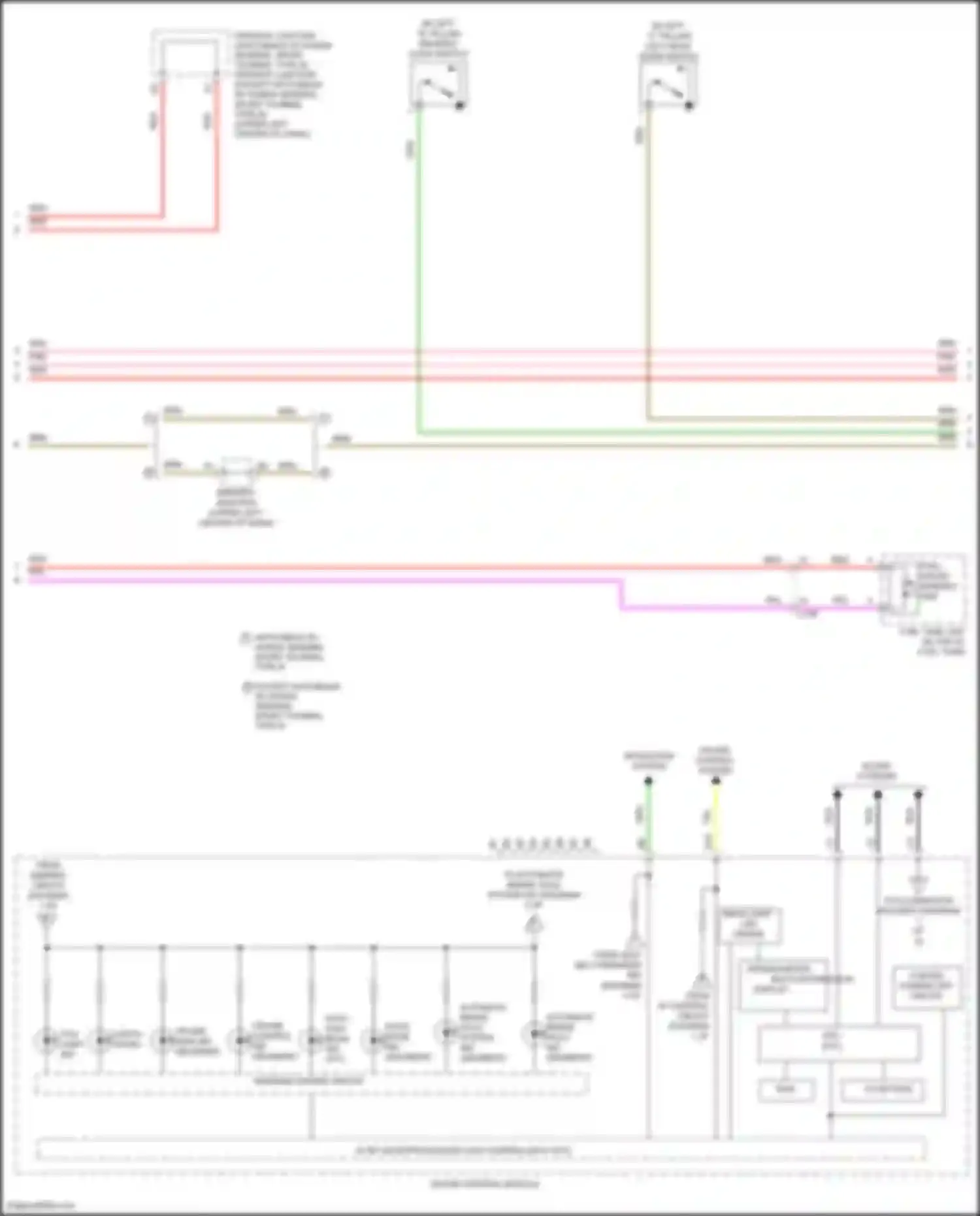 Wiring diagram cruise control system for Honda Civic Type R X (2015-2021) (4 of 6)