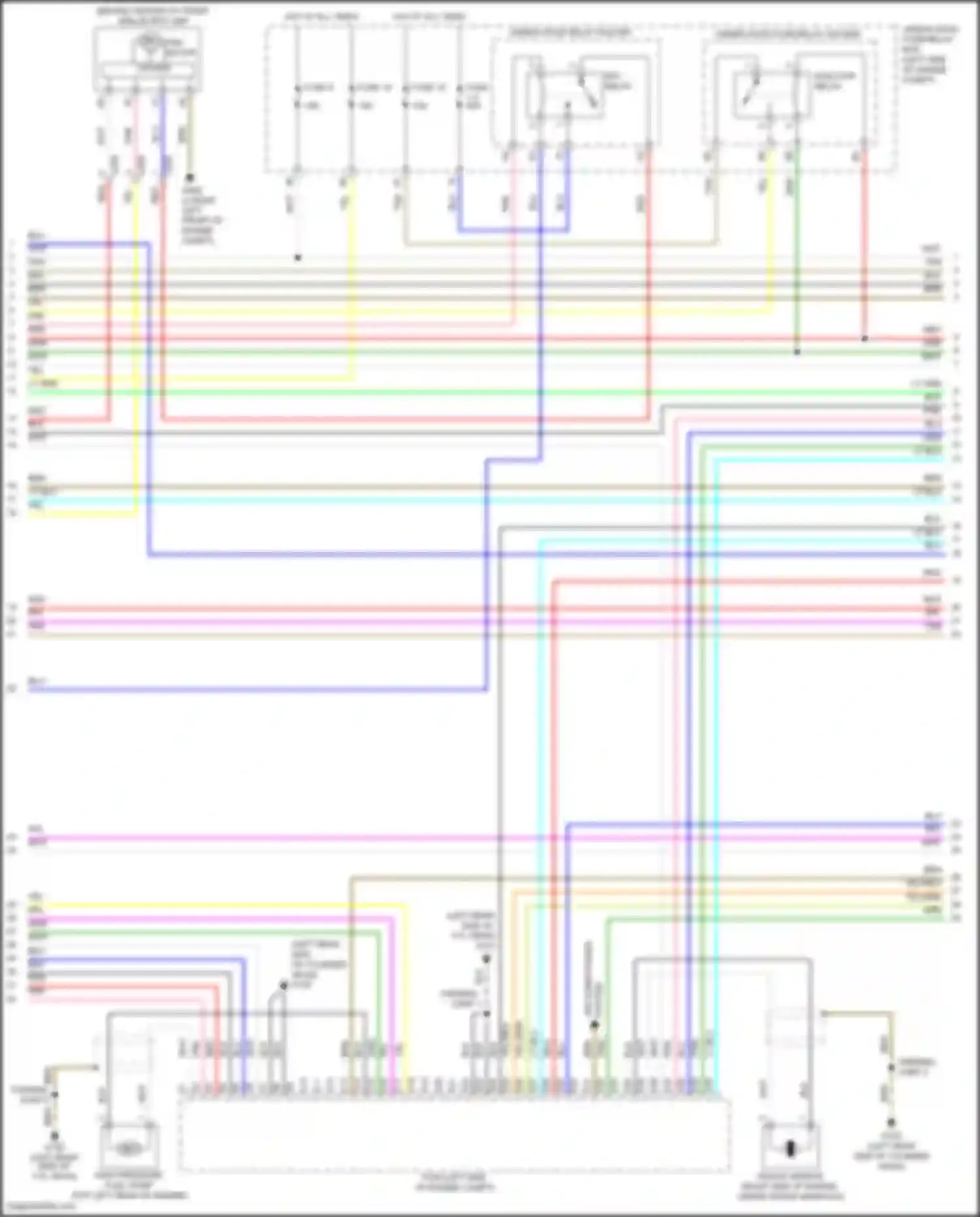 Wiring diagram fuse 1-3 for Honda Civic Type R X (2015-2021) (10 of 10)
