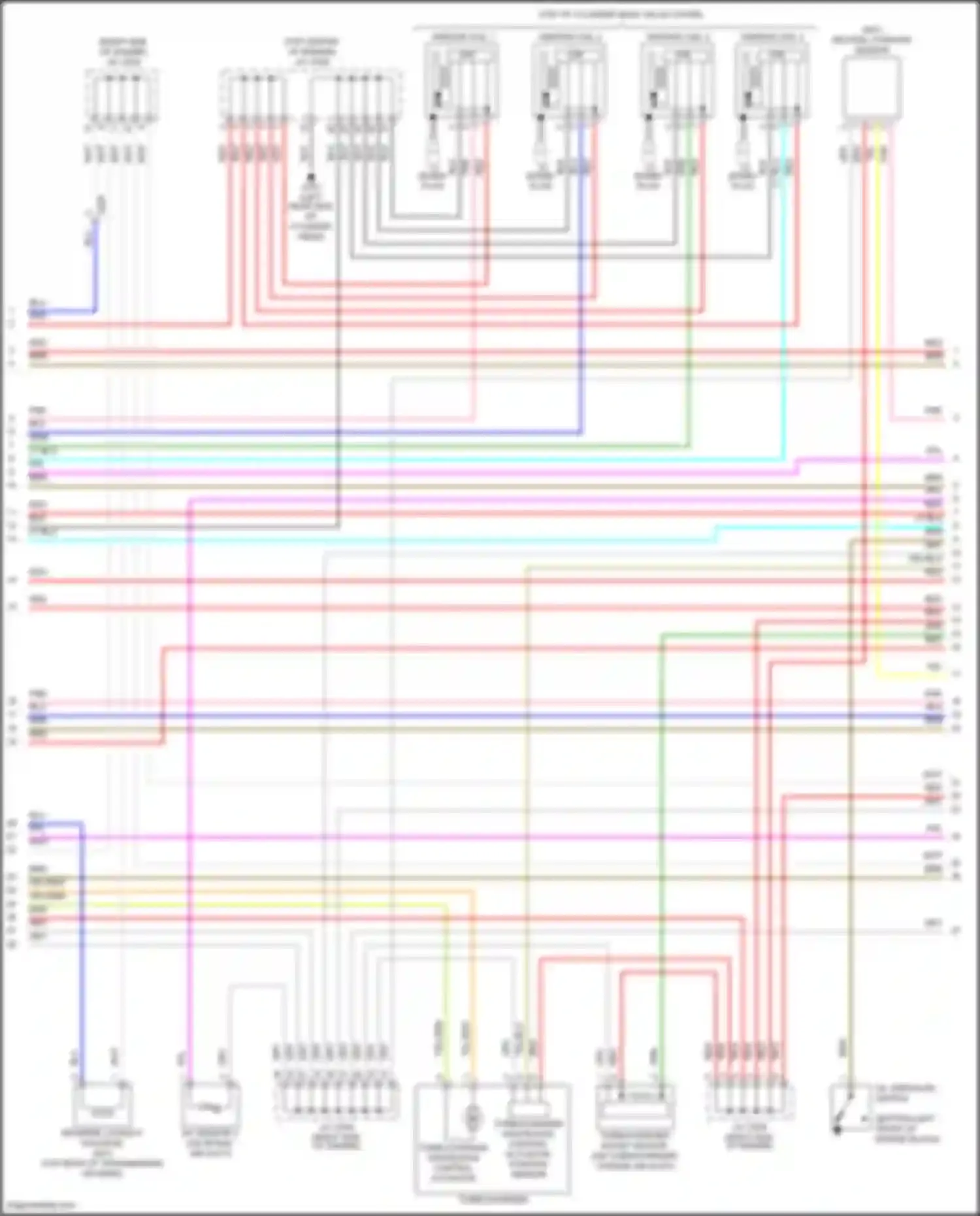 Wiring diagram ignition coil 1 for Honda Civic Type R X (2015-2021) (5 of 8)