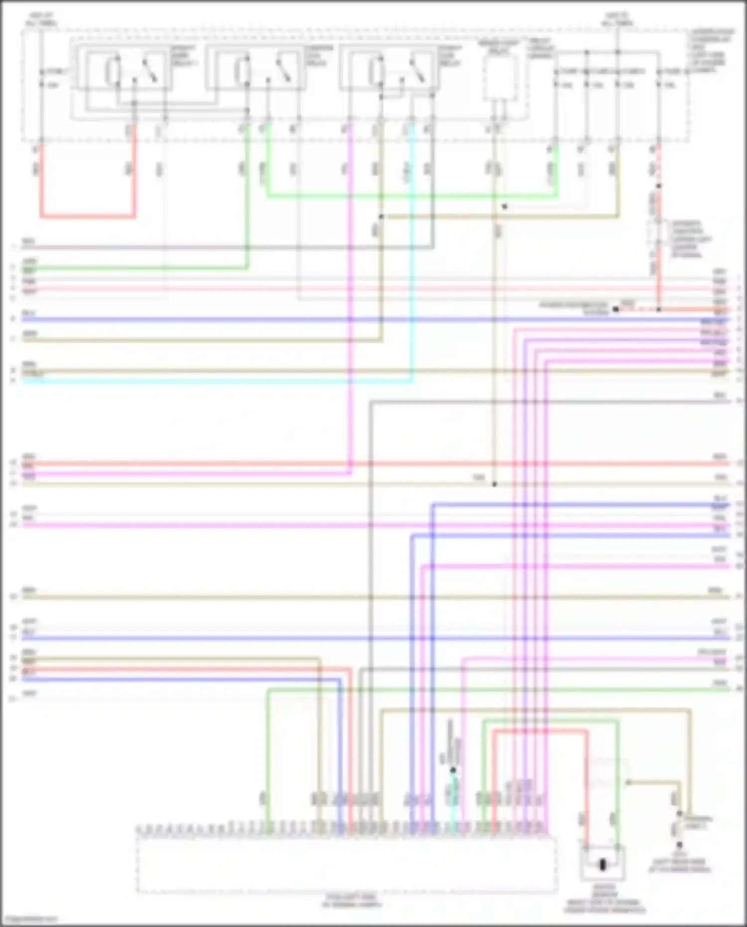 Wiring diagram ppl/yel for Honda Civic Type R X (2015-2021) (1 of 5)