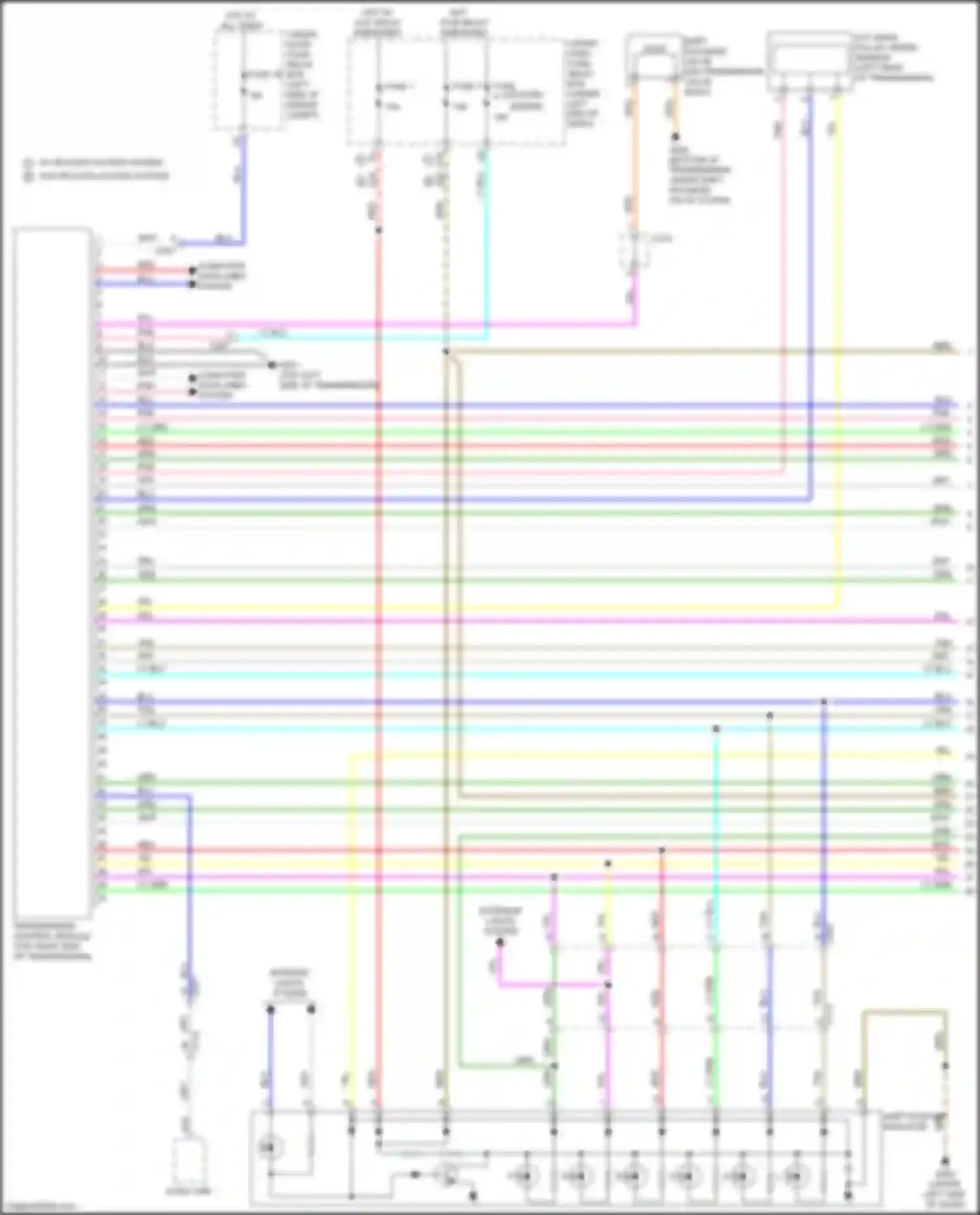 Wiring diagram shift solenoid valve b for Honda Civic Type R X (2015-2021) (2 of 5)