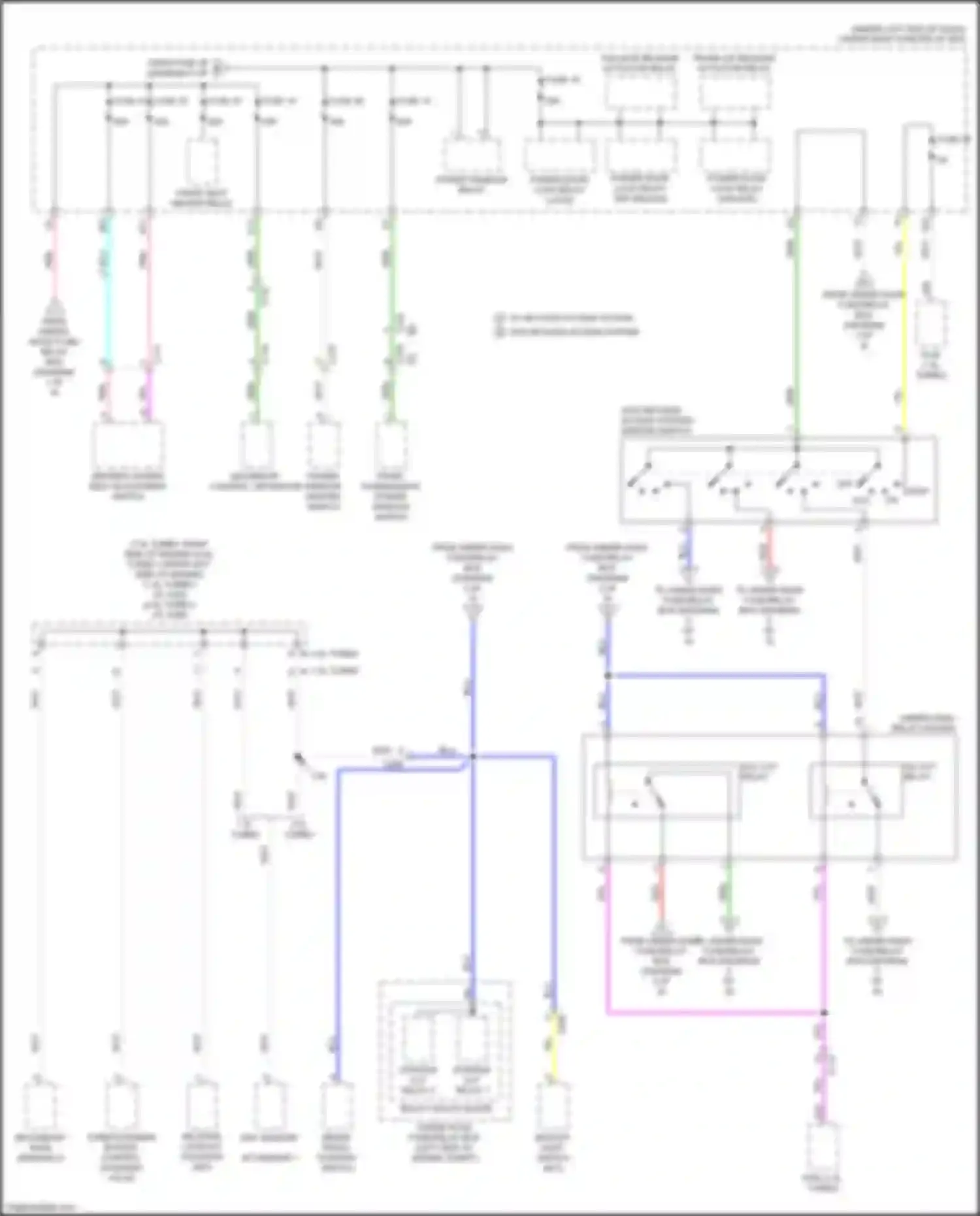Wiring diagram under dash relay holder for Honda Civic Type R X (2015-2021) (1 of 1)