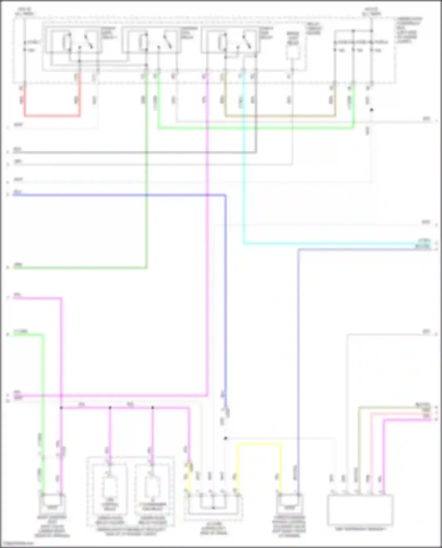 Wiring diagram under-hood relay holder b for Honda Civic Type R X (2015-2021) (6 of 6)