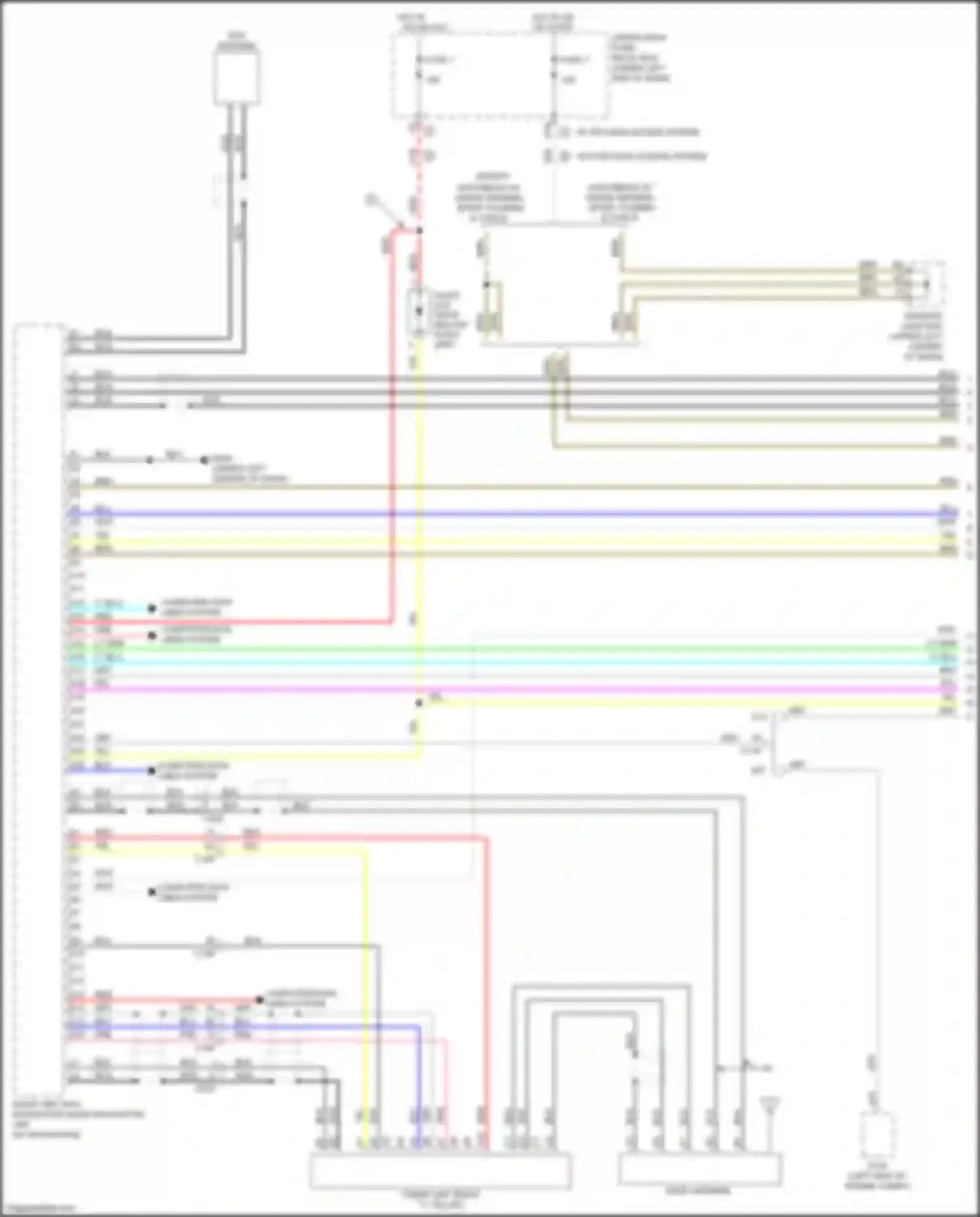 Wiring diagram w/o keyless access system for Honda Civic Type R X (2015-2021) (23 of 46)