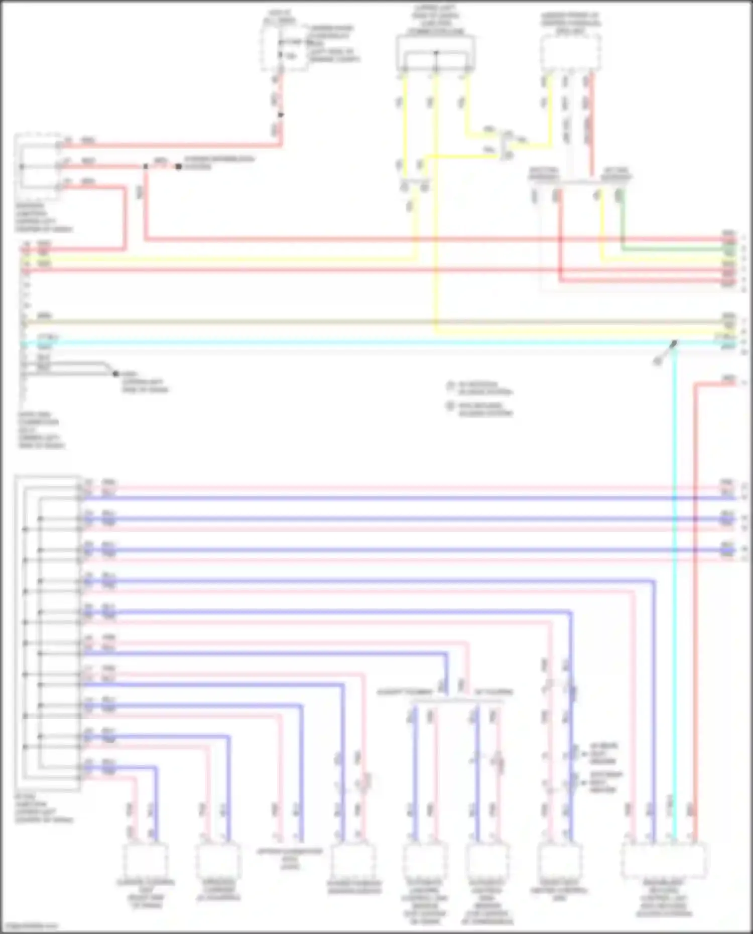 Wiring diagram w/o keyless access system for Honda Civic Type R X (2015-2021) (31 of 46)